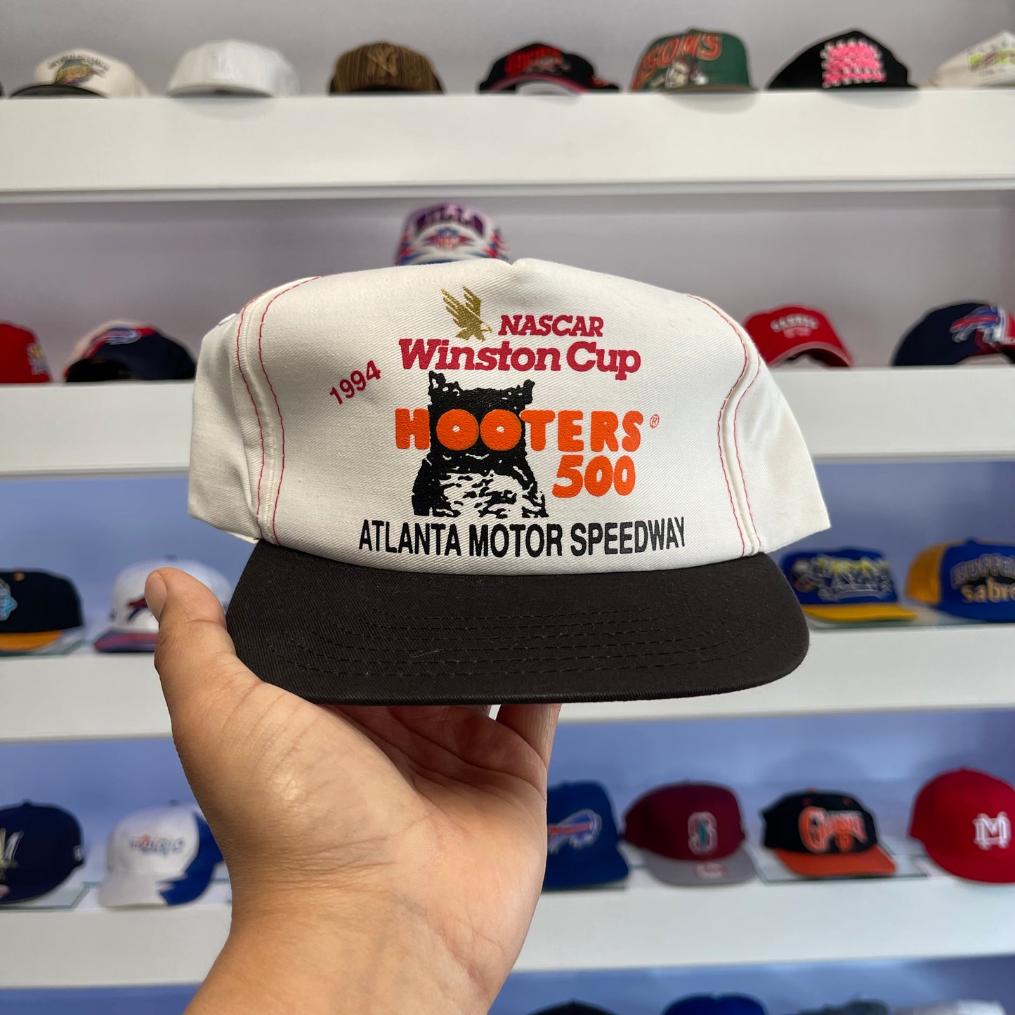 Vintage 1994 NASCAR Winston Cup Hooters Snap Back