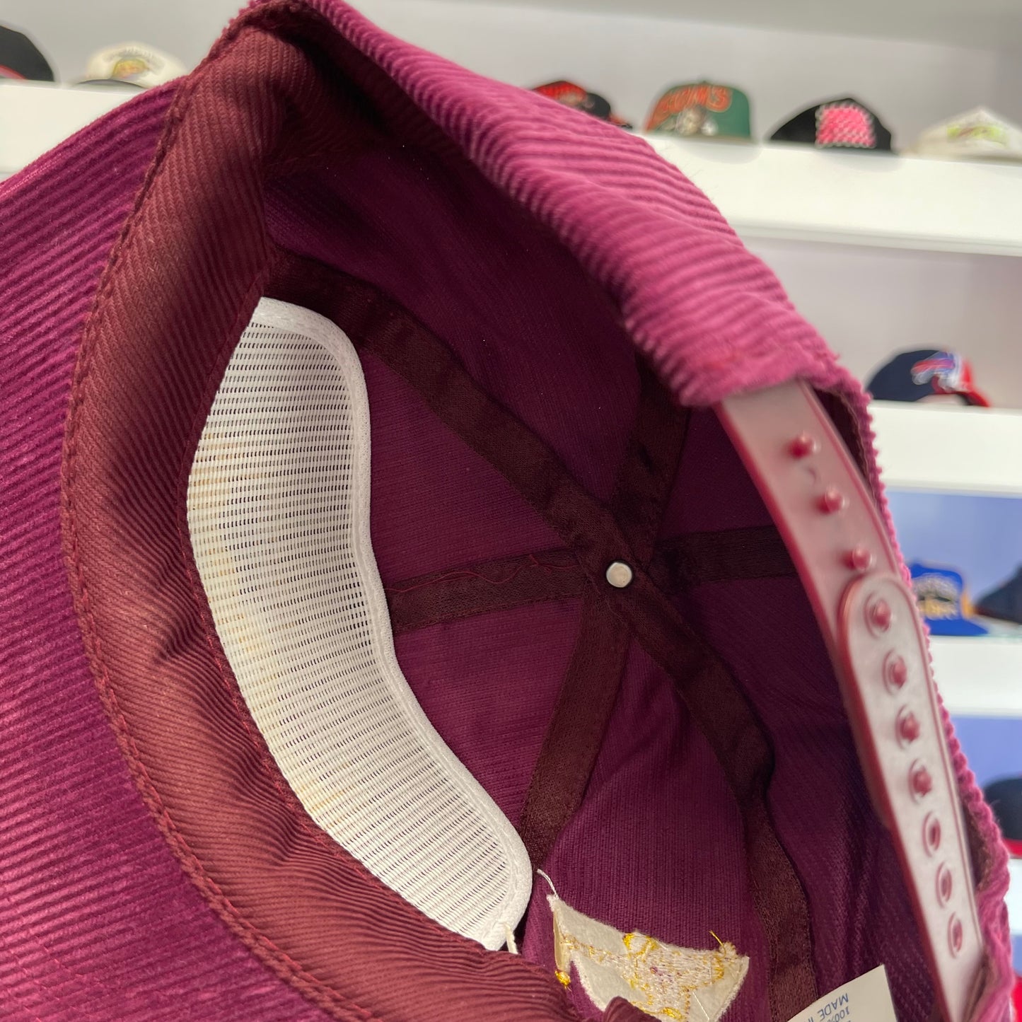 Vintage Breckenridge Colorado Corduroy Snap Back