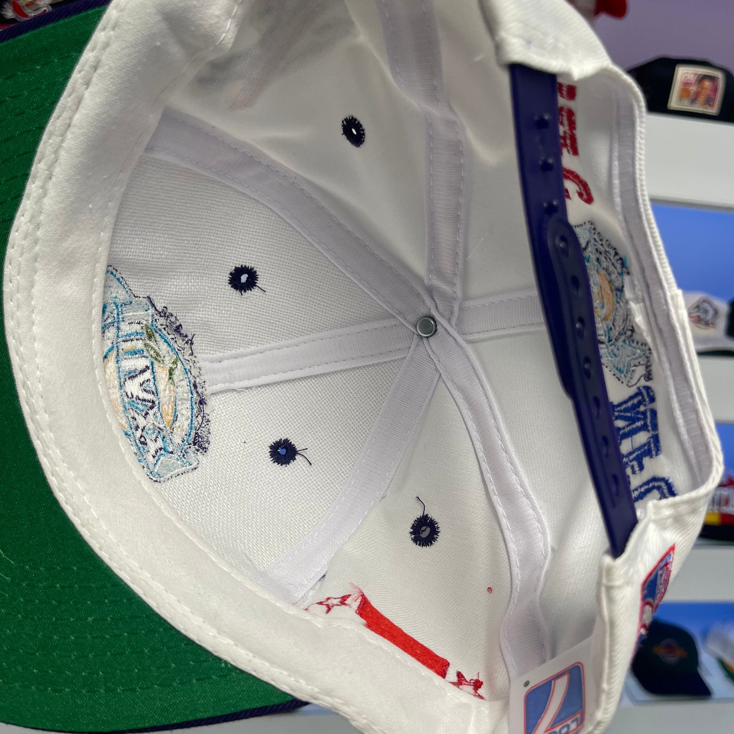 Vintage 1994 Buffalo Bills Super Bowl XXVIII Logo 7 Twill Snap Back