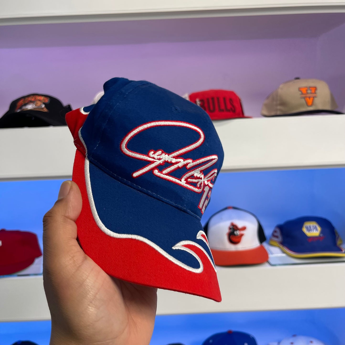 Vintage Jeremy Mayfield NASCAR Snap Back