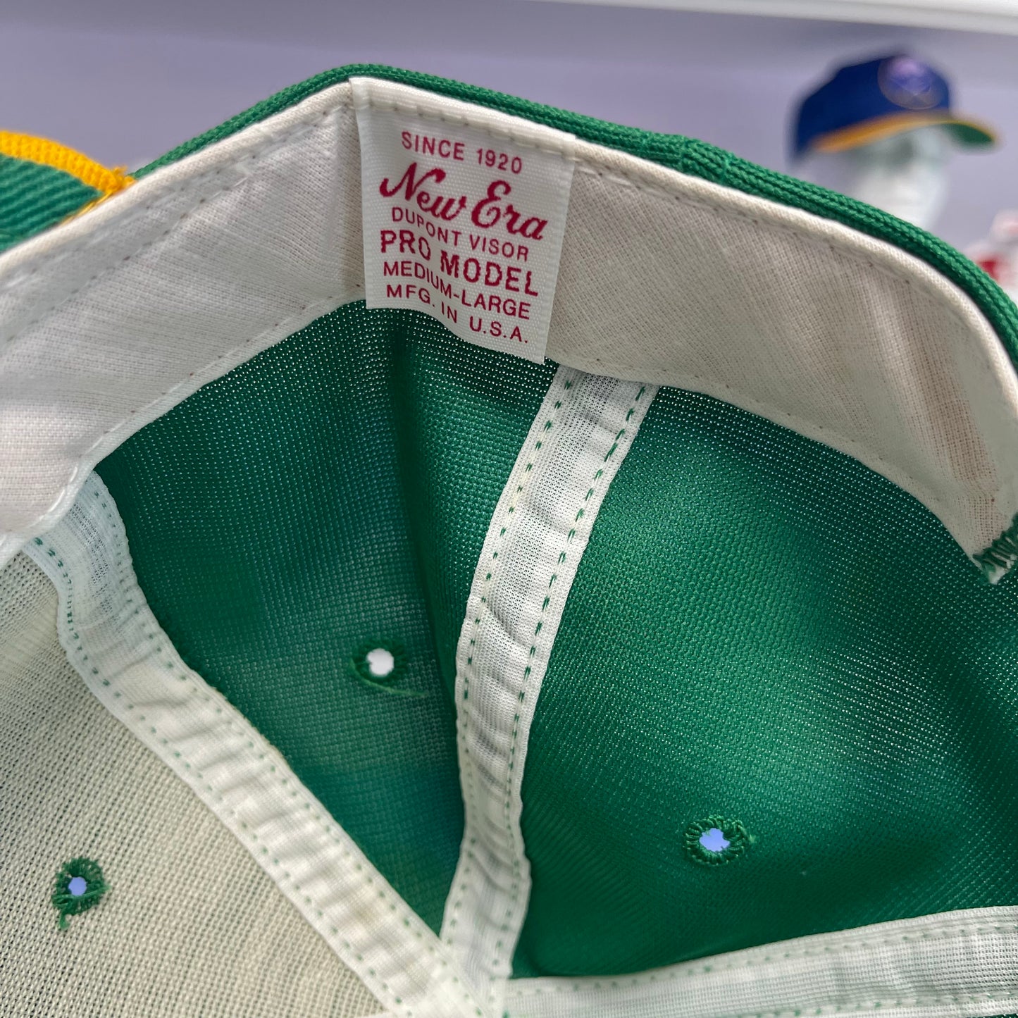 Vintage Oakland Athletics New Era Nylon Snap Back