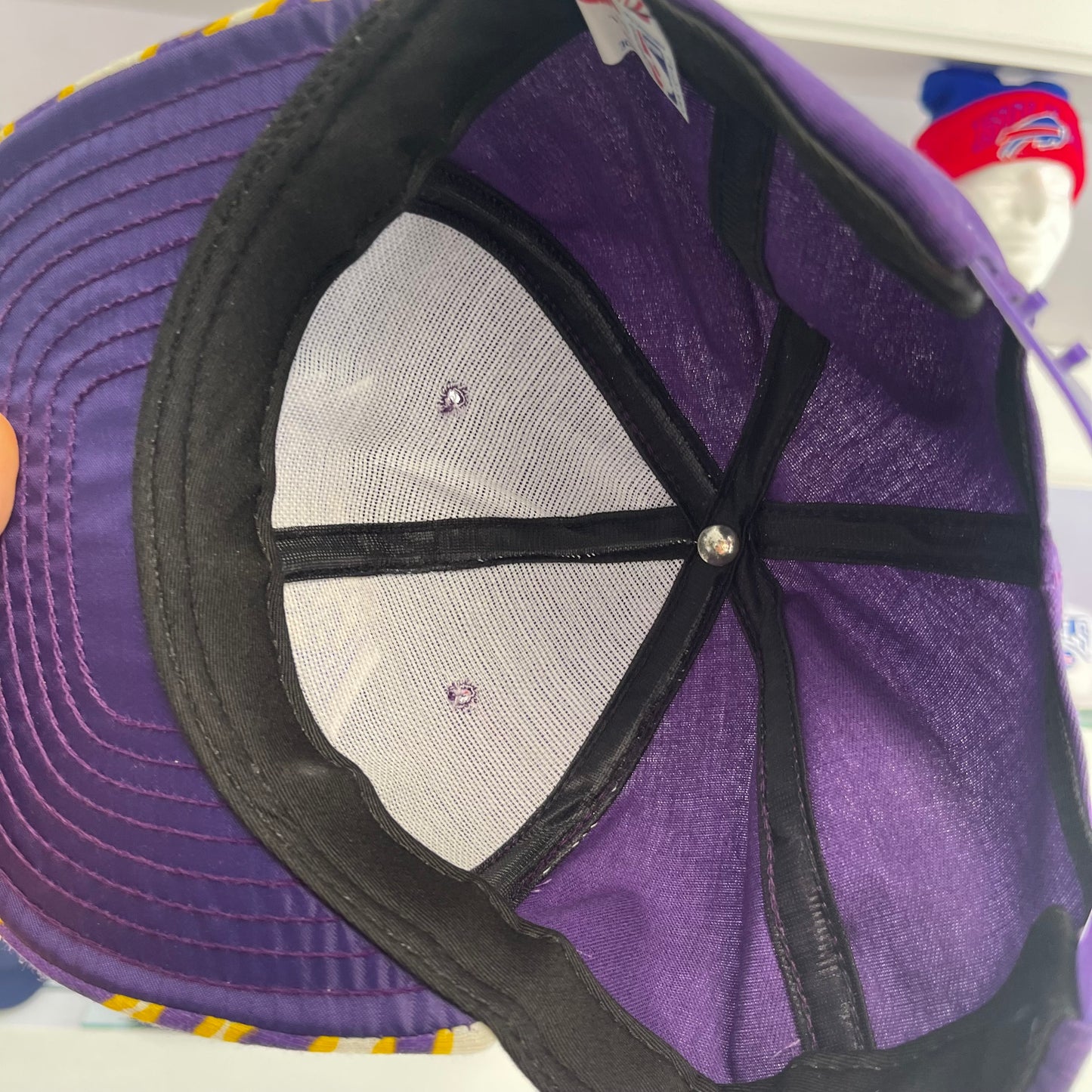 Vintage Los Angeles Lakers Zubaz Snap Back Dead Stock New