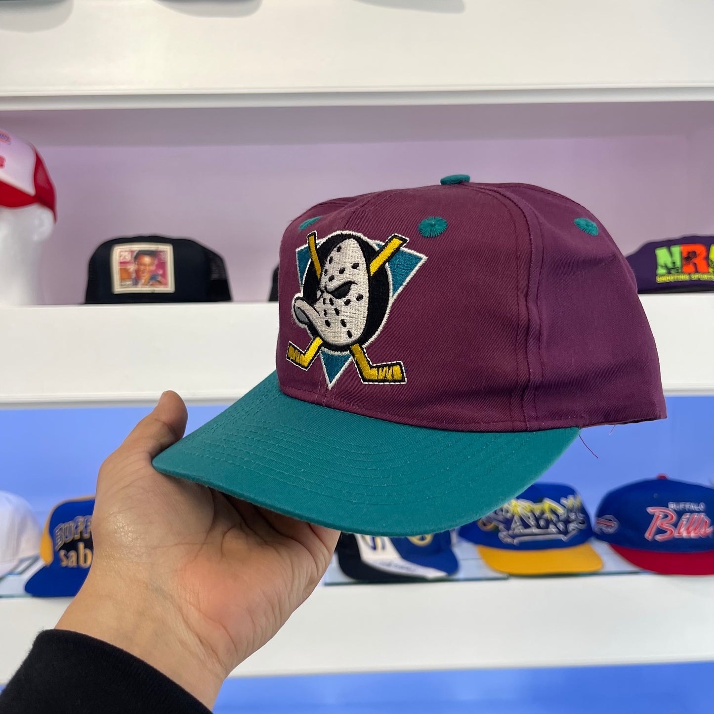 Vintage 1990s NHL Anaheim Ducks Twill Snap Back