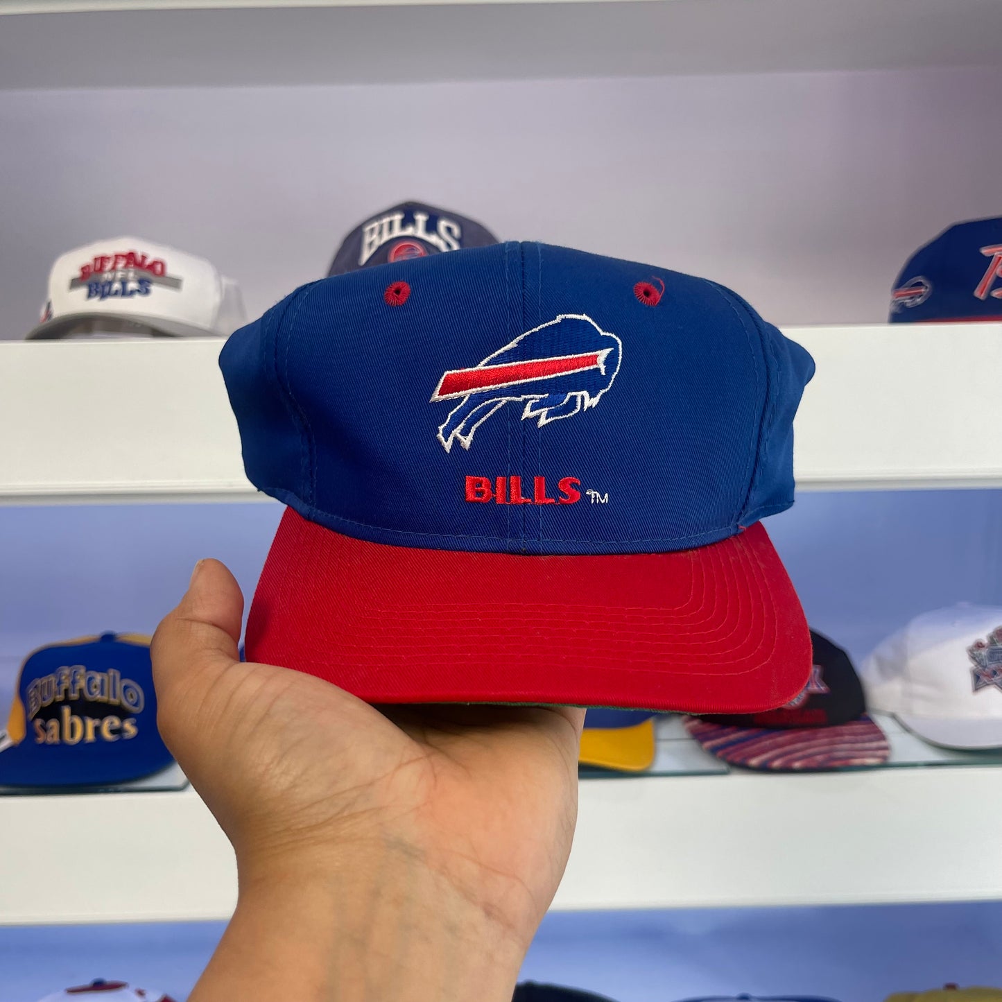 Vintage Buffalo Bills Twill Snap Back New with Tags
