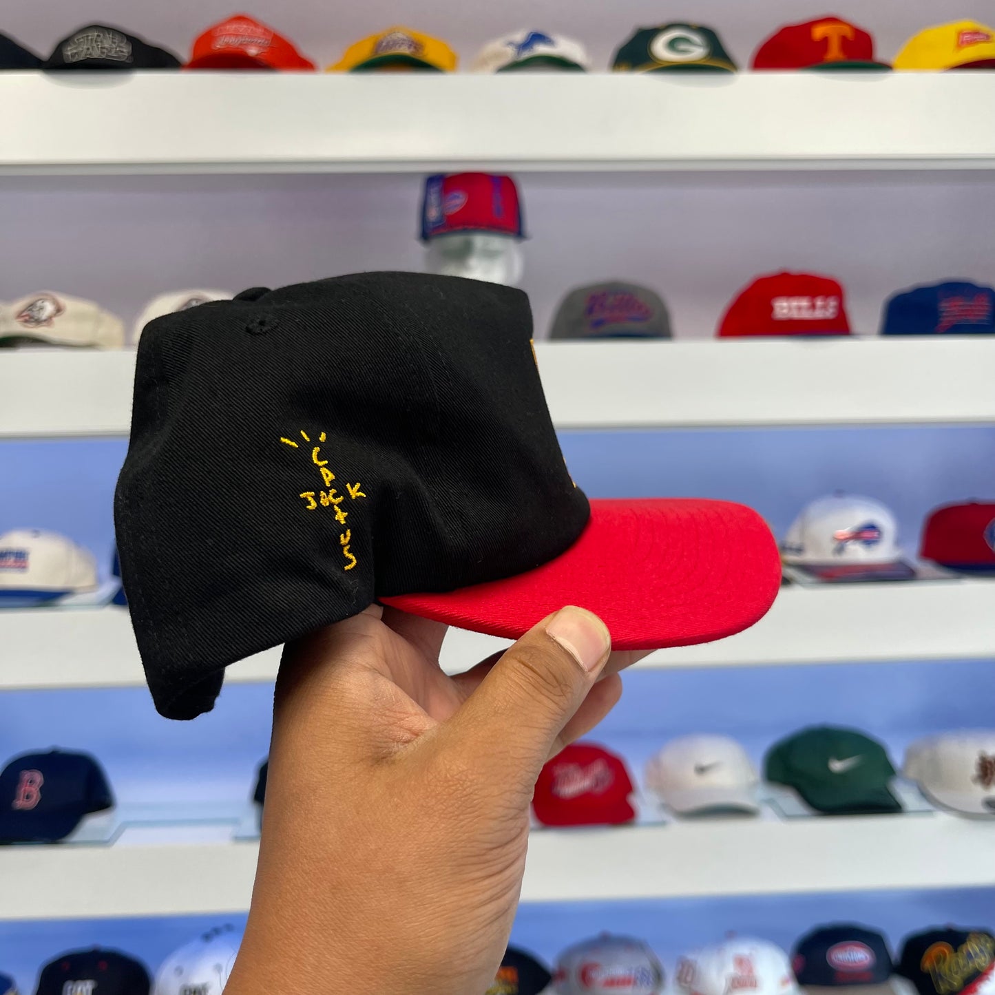 Travis Scott Cactus Jack McDonald’s Smile Hat Red/Black