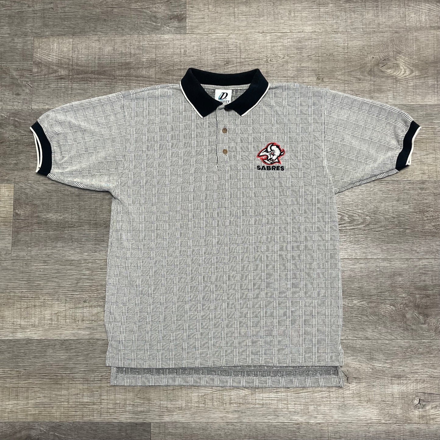 Vintage NHL Buffalo Sabres Polo Shirt Size Medium