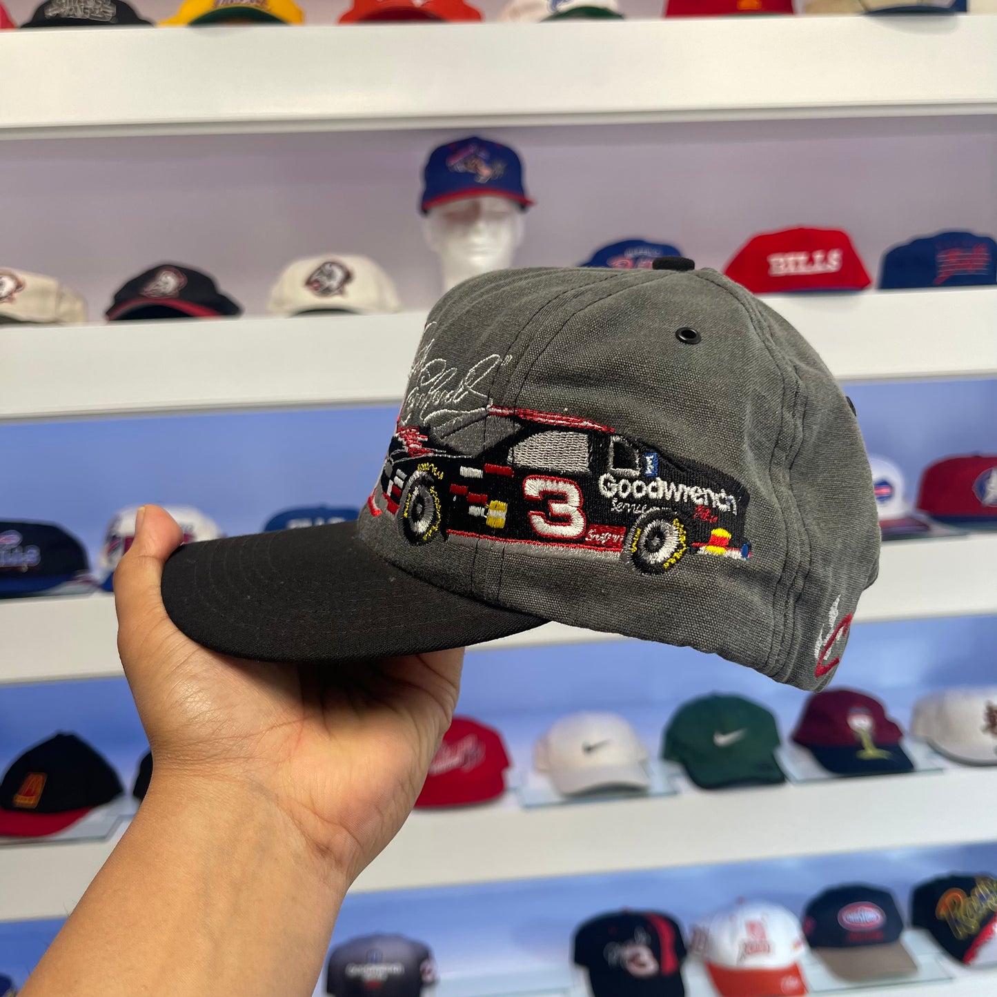 Vintage Dale Earnhardt NASCAR Snap Back