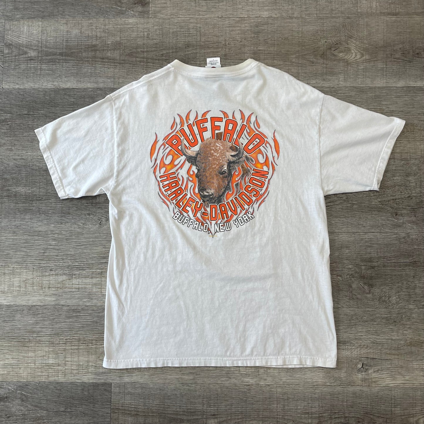 Vintage Harley Davidson Sportster Buffalo NY Shirt Size Large