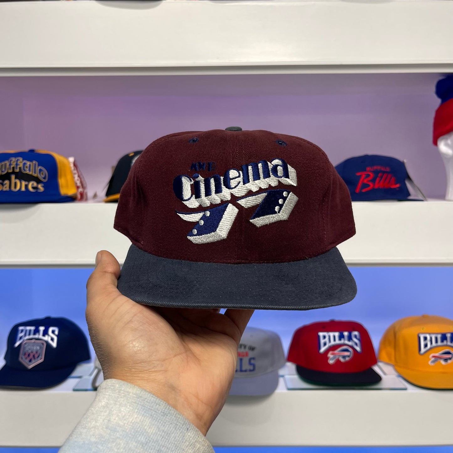Vintage Cinema 77 Snap Back New Dead Stock