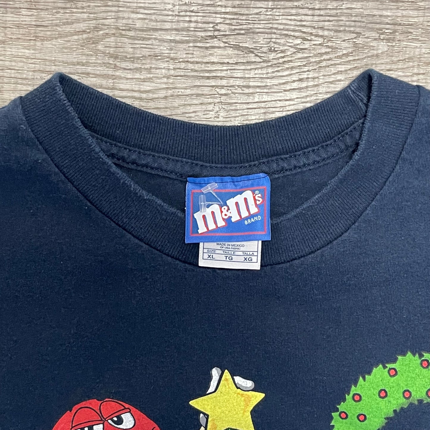Vintage M&M’s Christmas Shirt Size XL