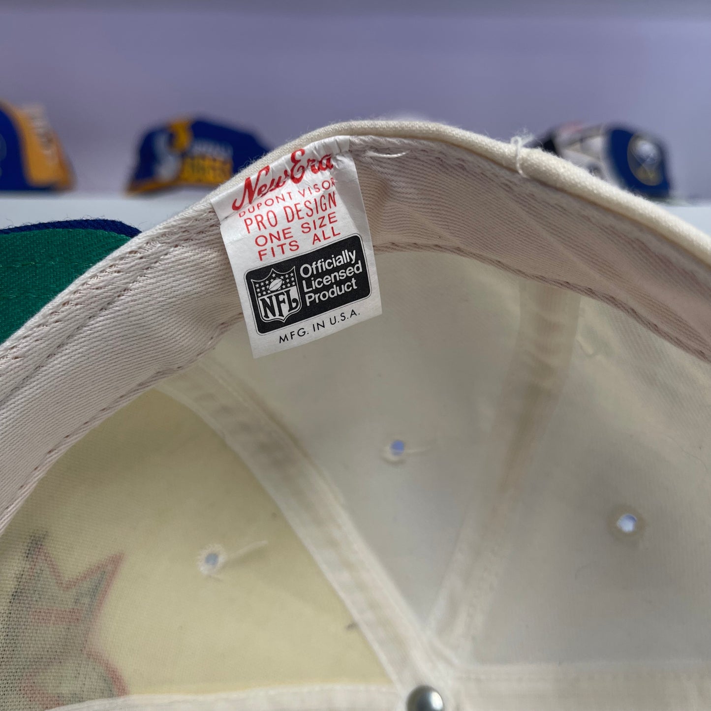 1992 Super Bowl XXVI Bills Vs Redskins New Era Wool Snap Back