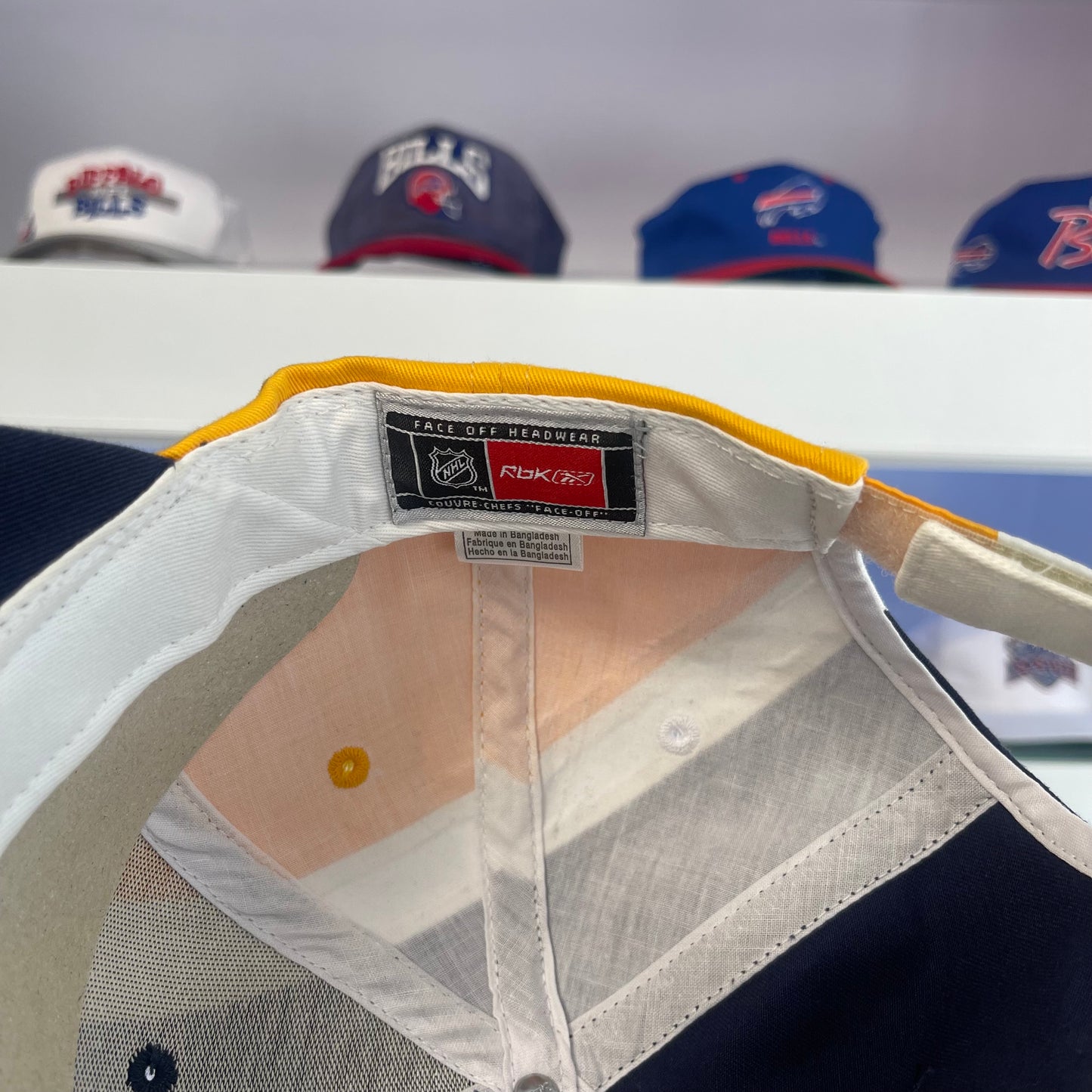 Vintage 2000s Y2K Buffalo Sabres Velcro Strap Back