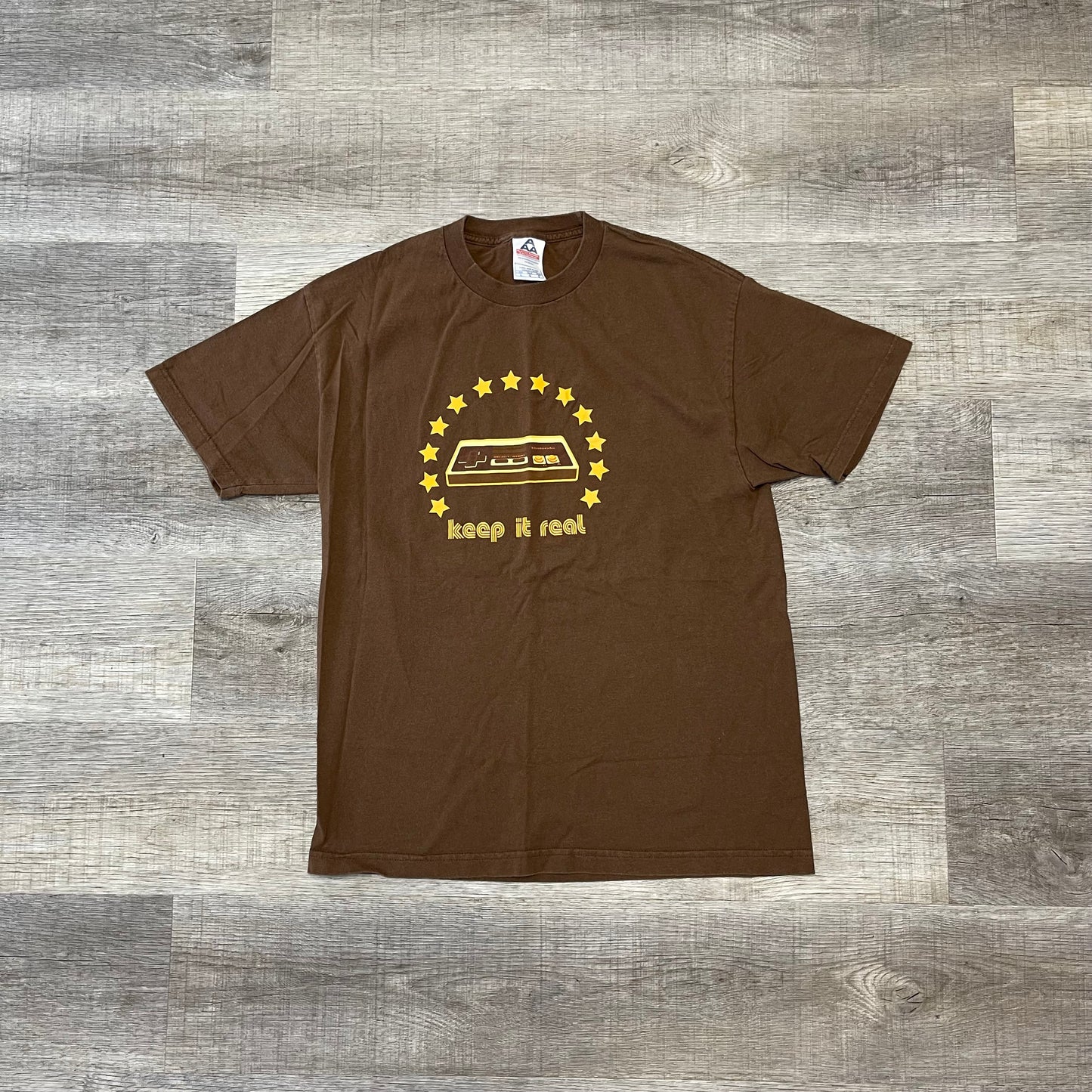 Vintage 2000s Y2K Keep it Real Nintendo T Shirt Size Large