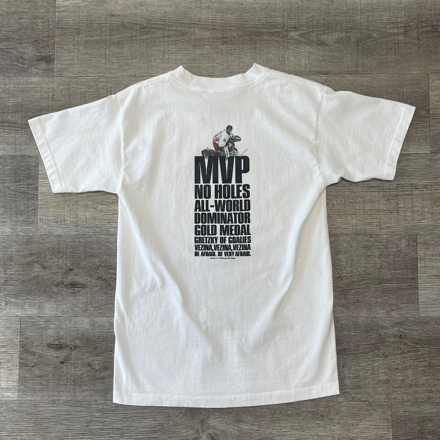 Vintage NHL Dominik Hasek Buffalo Sabres MVP Shirt Size Large