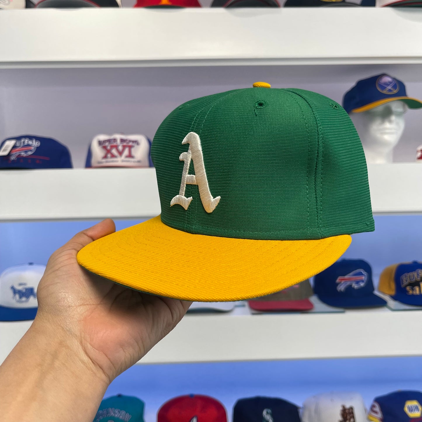 Vintage Oakland Athletics New Era Nylon Snap Back
