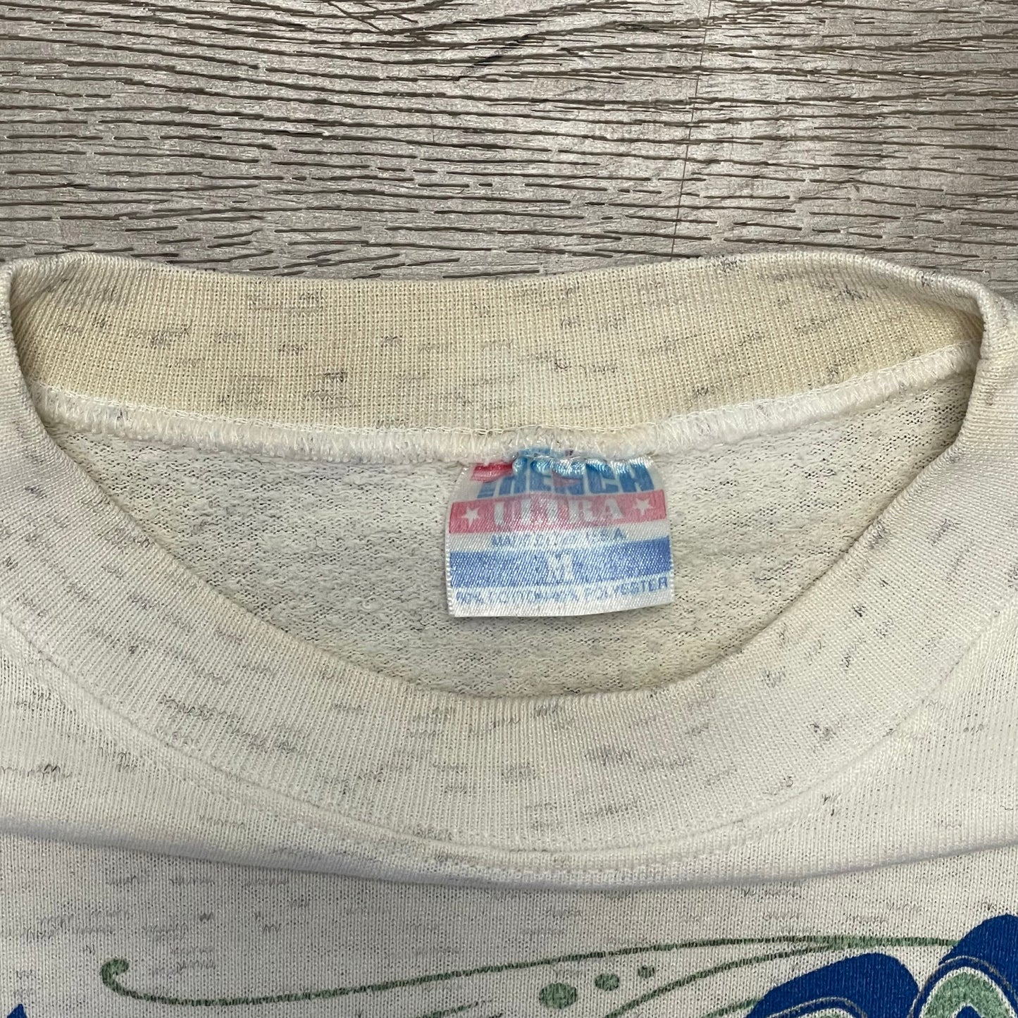 Vintage 1992 Buffalo Bills AFC Champions Super Bowl XXVII Trench Sweatshirt Size XL