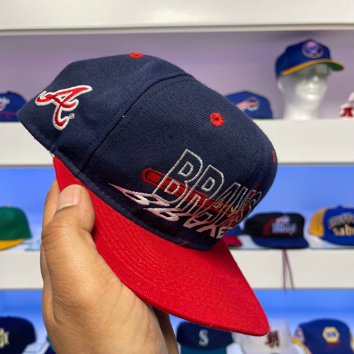 Vintage 1990s Atlanta Braves Snap Back