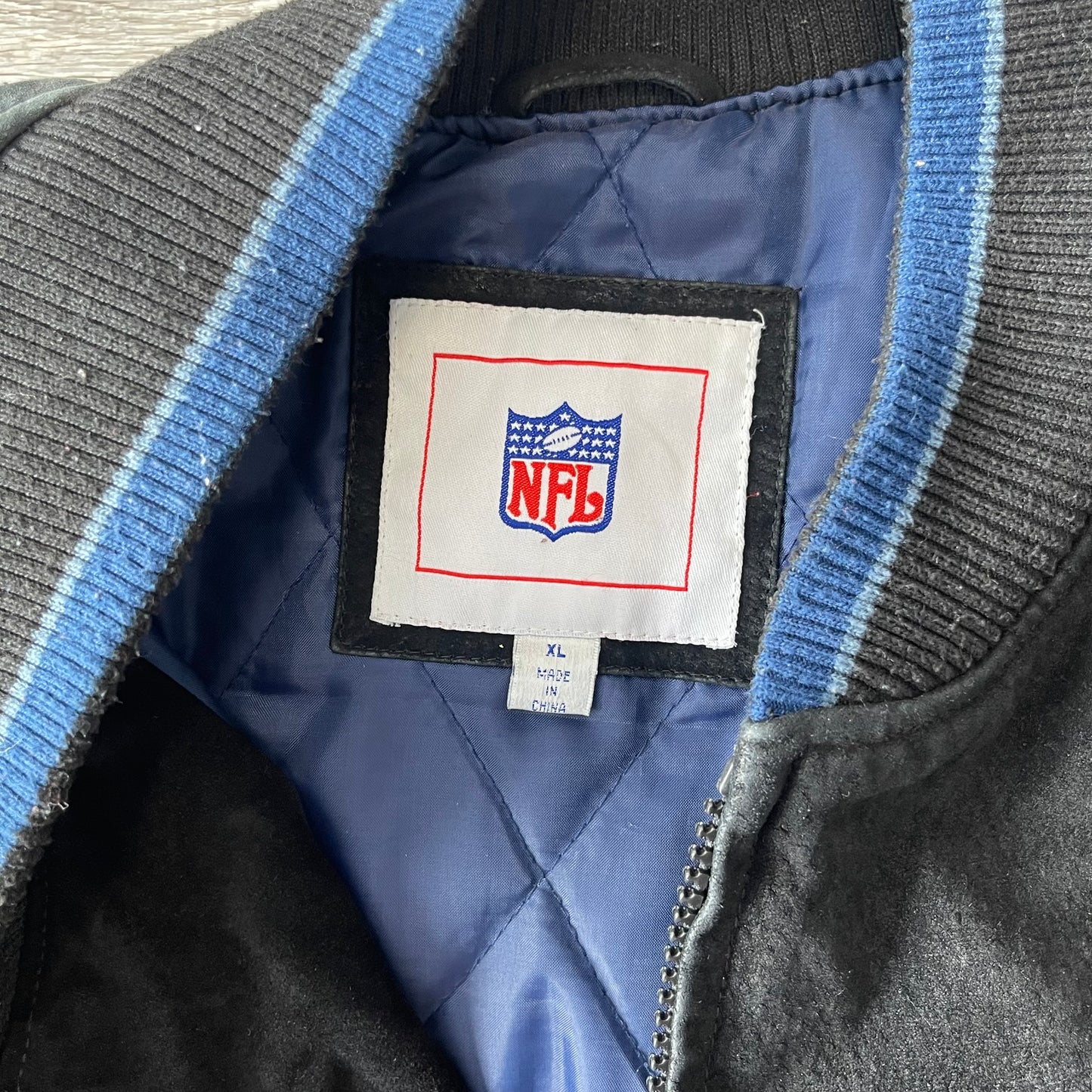 Vintage Miami Dolphins Varsity Leather Suede Jacket Size XL