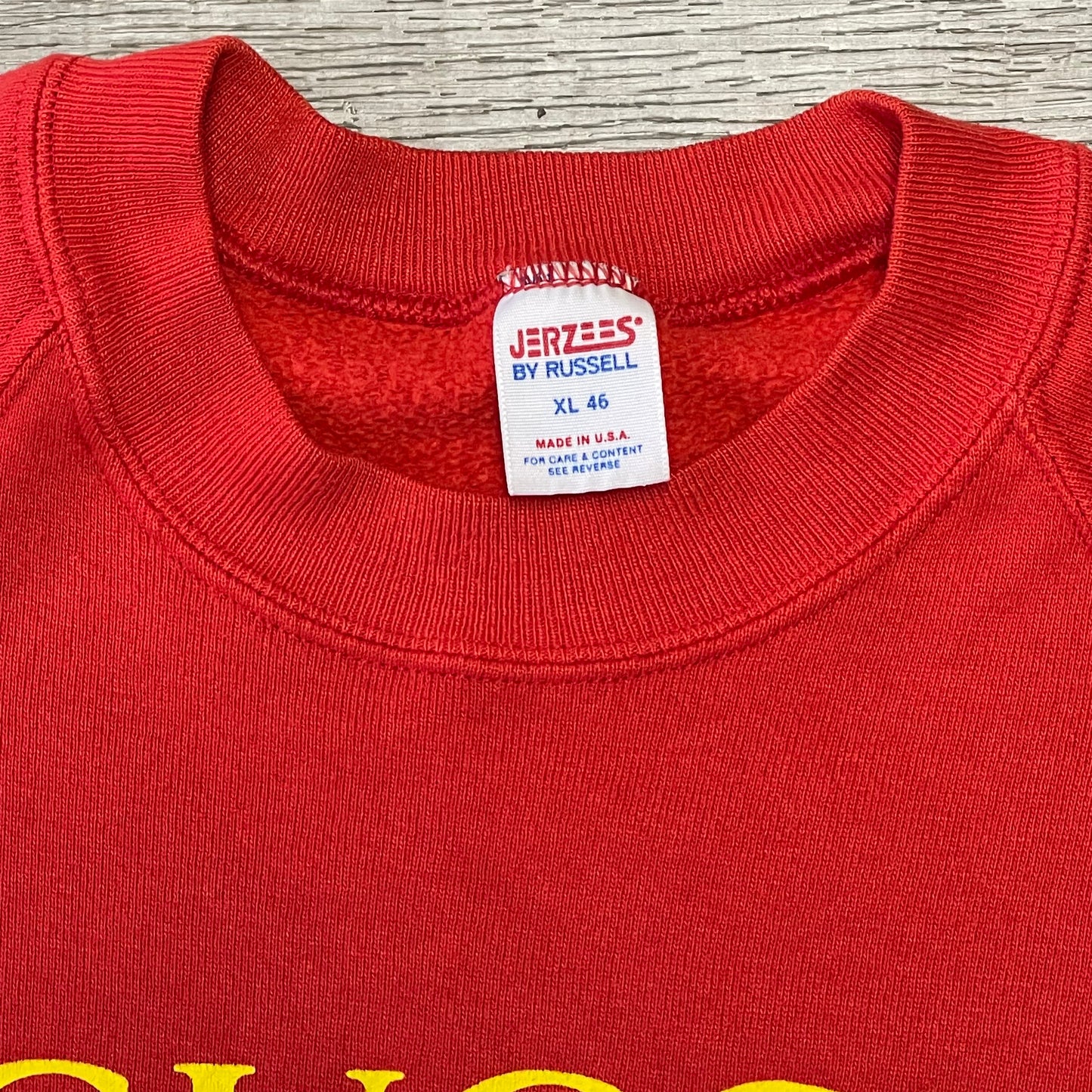 Vintage 90s Gucci Boot Sweatshirt Size XL Jerzeez Tag