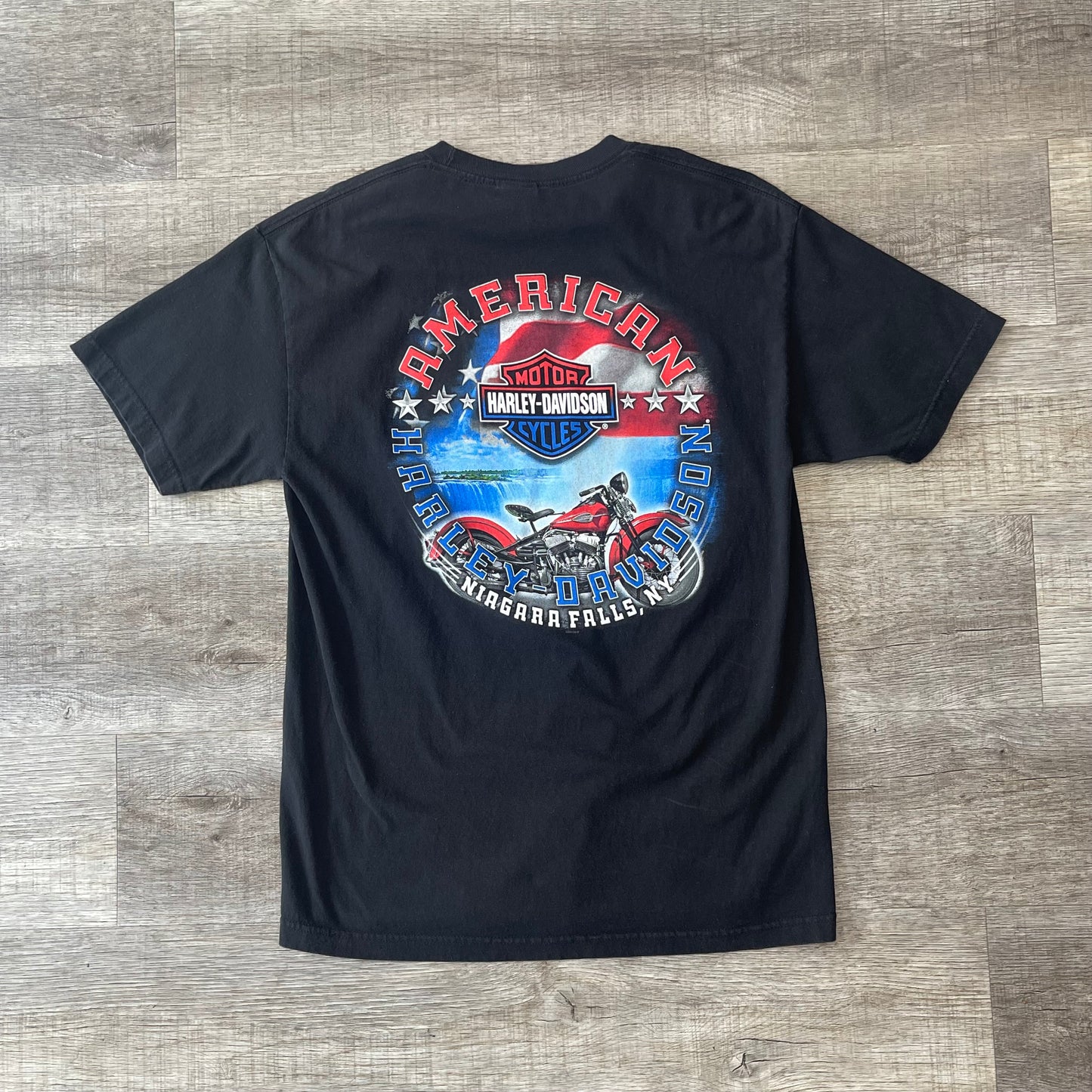 Vintage Harley Davidson Niagara Falls New York Shirt Size Large
