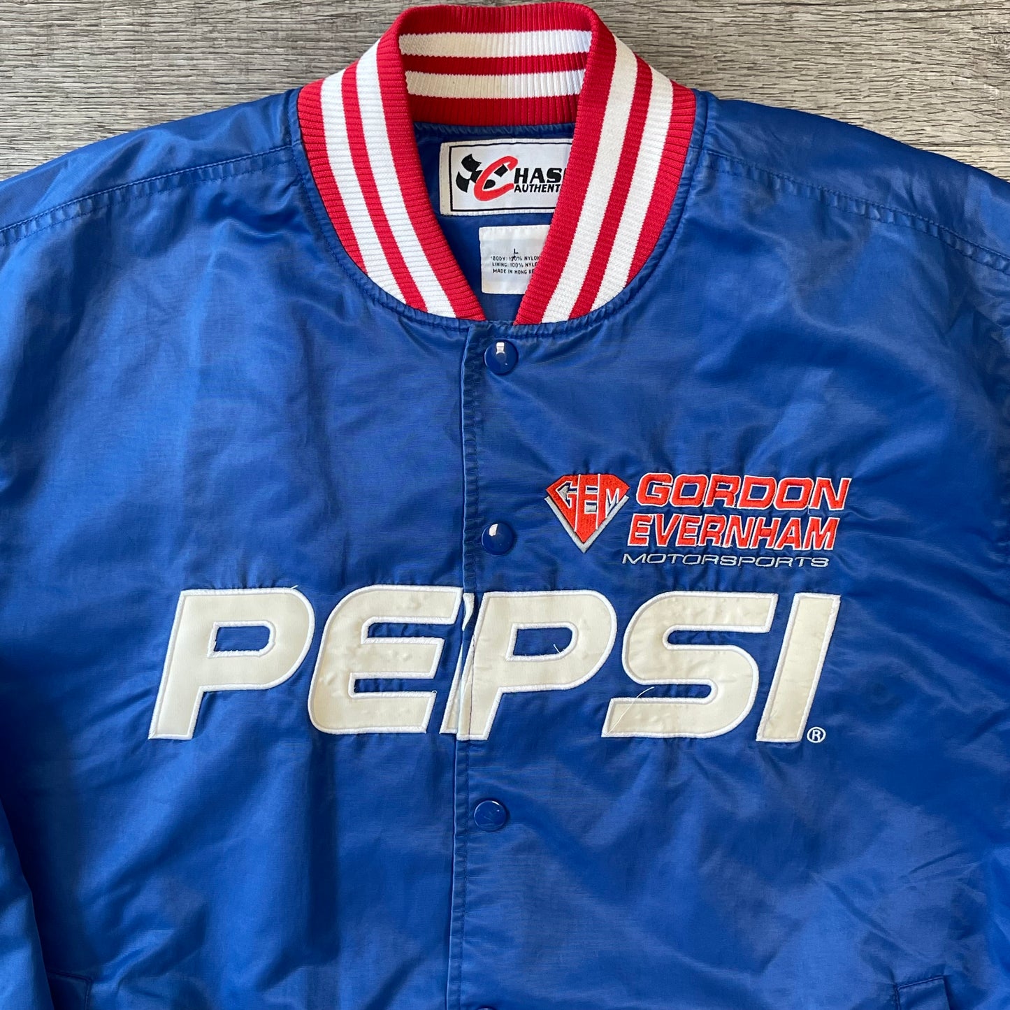 Vintage Jeff Gordon Pepsi NASCAR Chase Jacket Size Large