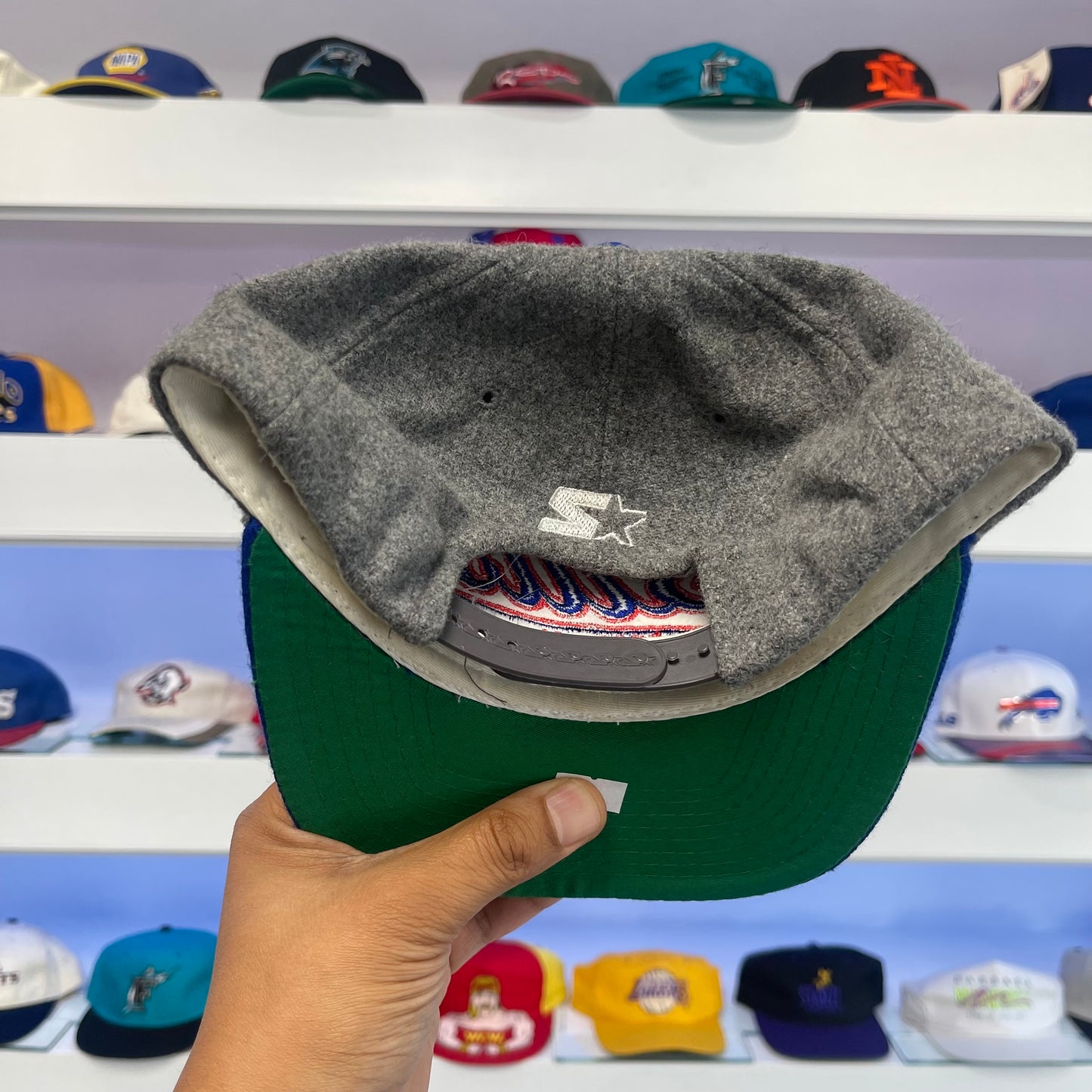 Vintage 1990s NFL Buffalo Bills Wool Starter Script Snap Back