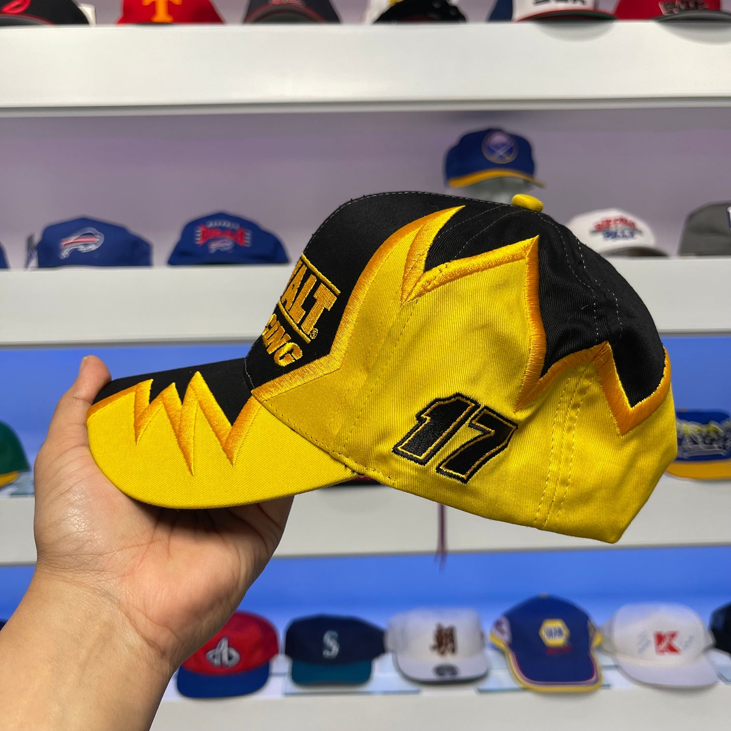 Vintage Dewalt Racing NASCAR Jagged Snap Back