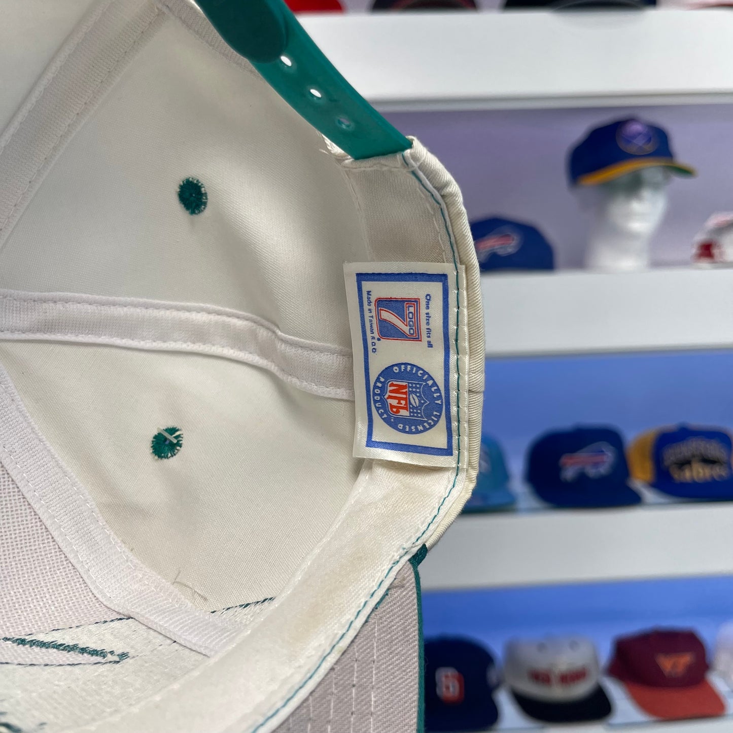 Vintage NFL Miami Dolphins Logo 7 Twill Snap Back