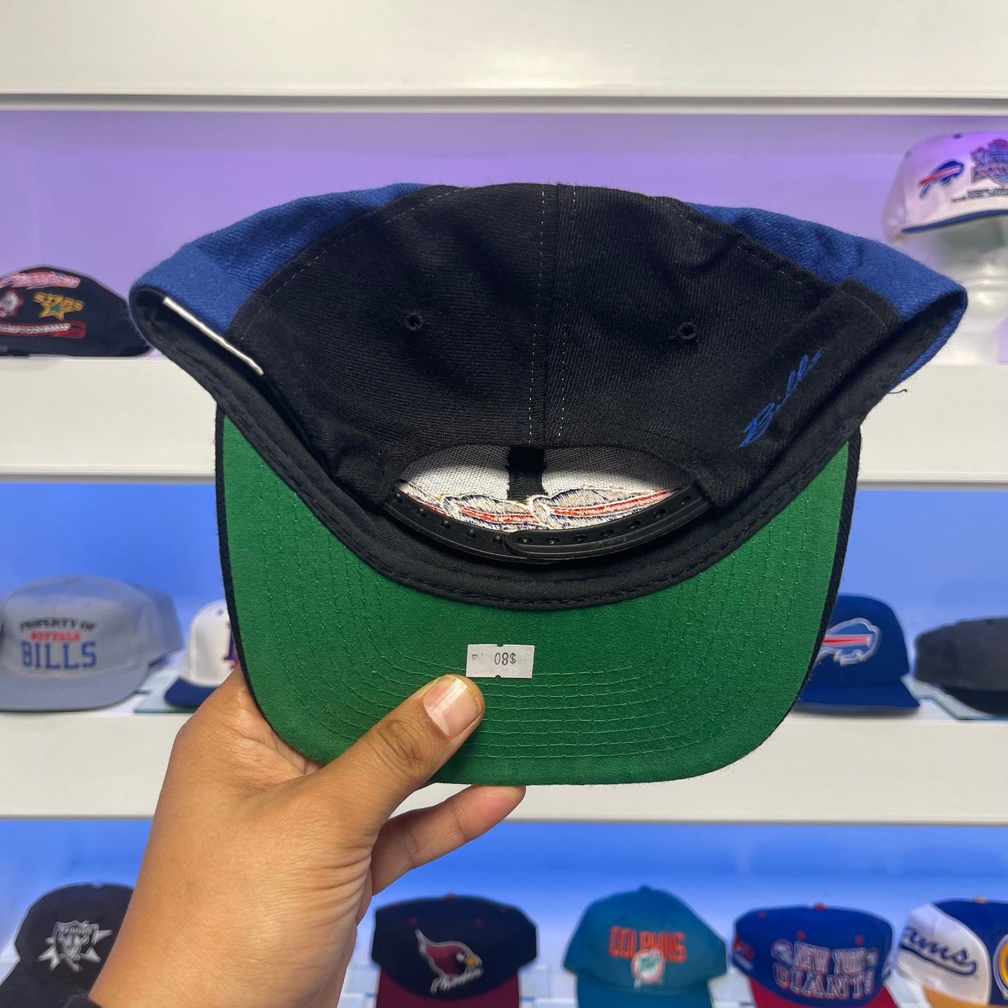 1990s Buffalo Bills Triple Logo Snap Back New with Tags
