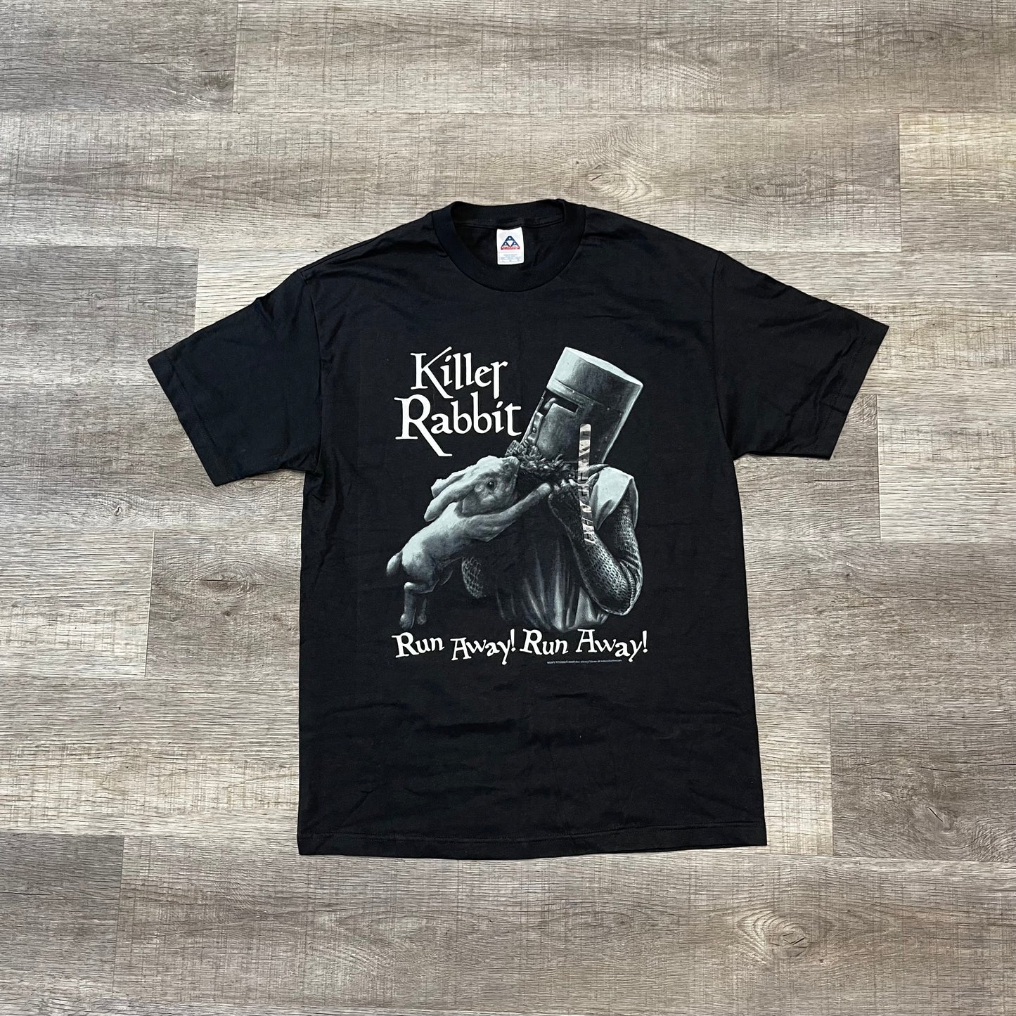 Vintage 2005 Y2K Monty Python Killer Rabbit Comedy Show Humor Horror Shirt Large New Dead Stock