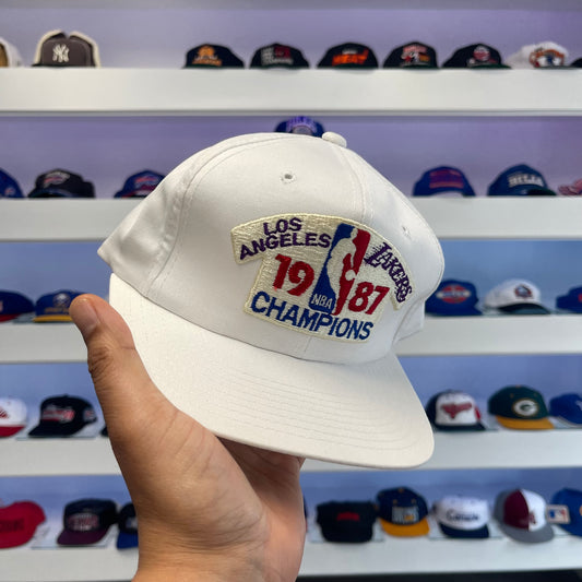 Vintage 1987 NBA Los Angeles Lakers Champions Sports Specialties Twill Snap Back