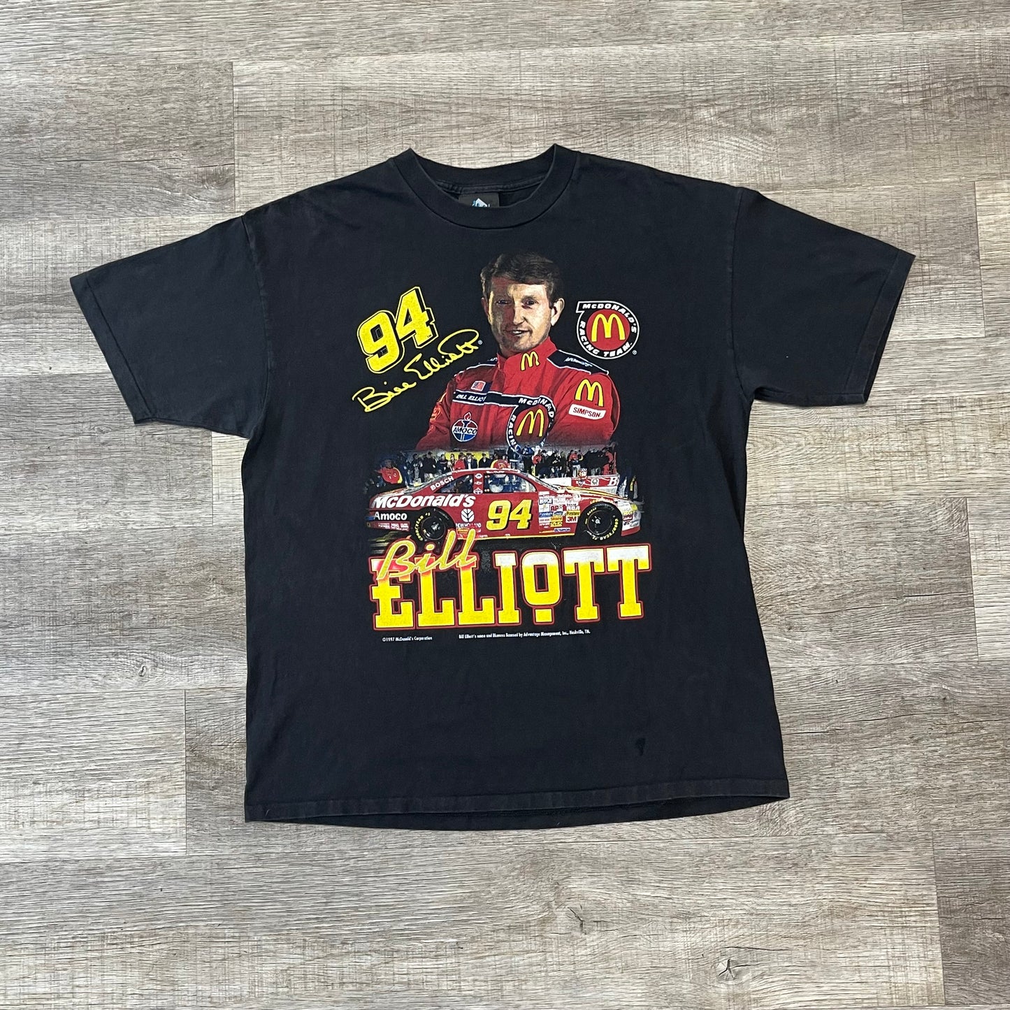 Vintage Bill Elliott NASCAR Shirt Size XL