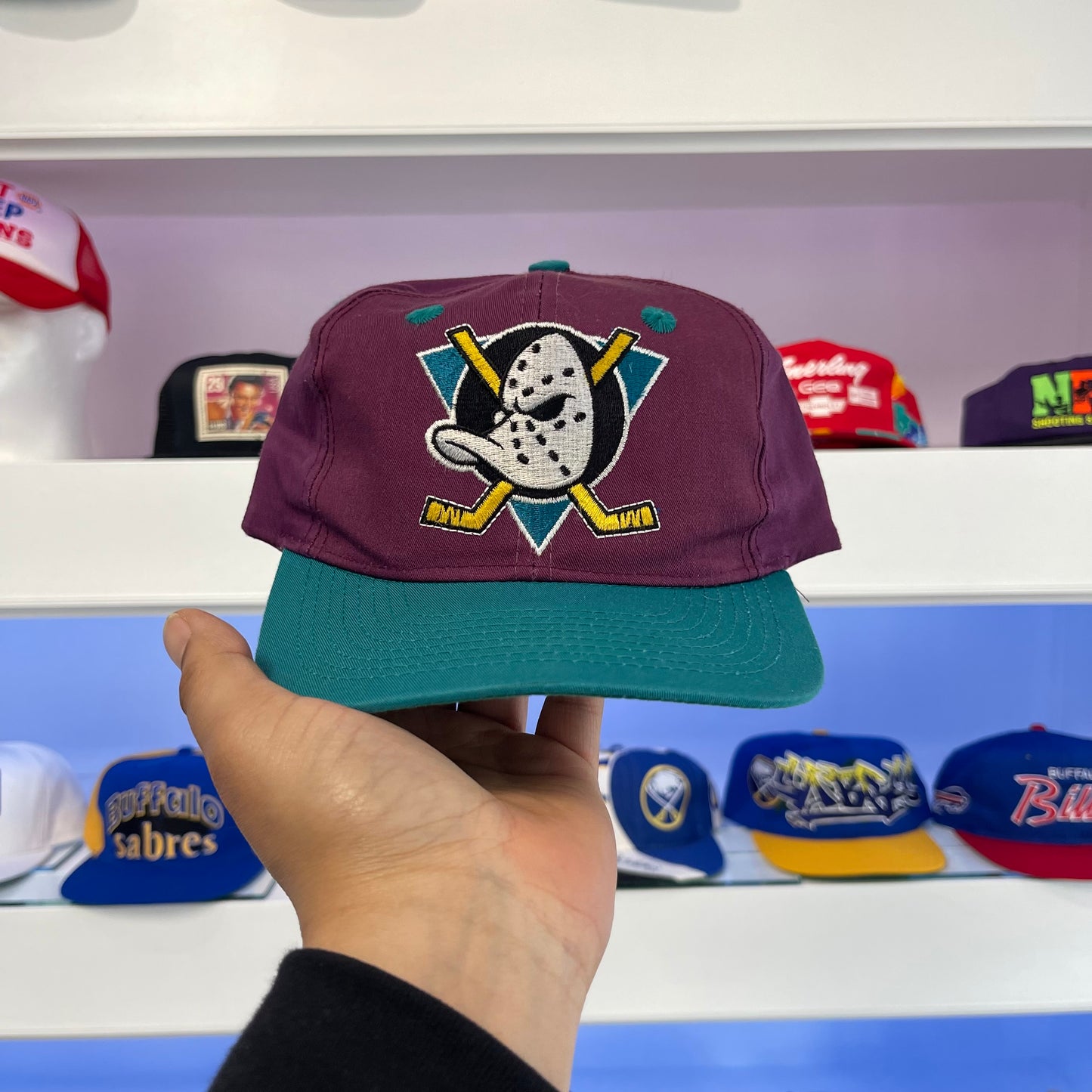 Vintage 1990s NHL Anaheim Ducks Twill Snap Back