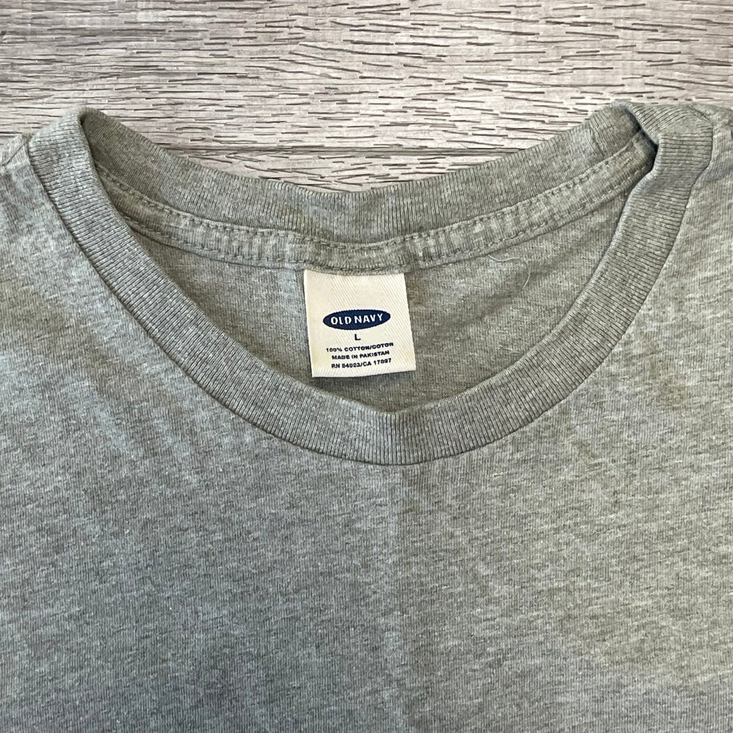 Vintage 2000s Y2K The Sleepy Moose Motel & Shopping Villa Gray Old Navy T Shirt Size Large