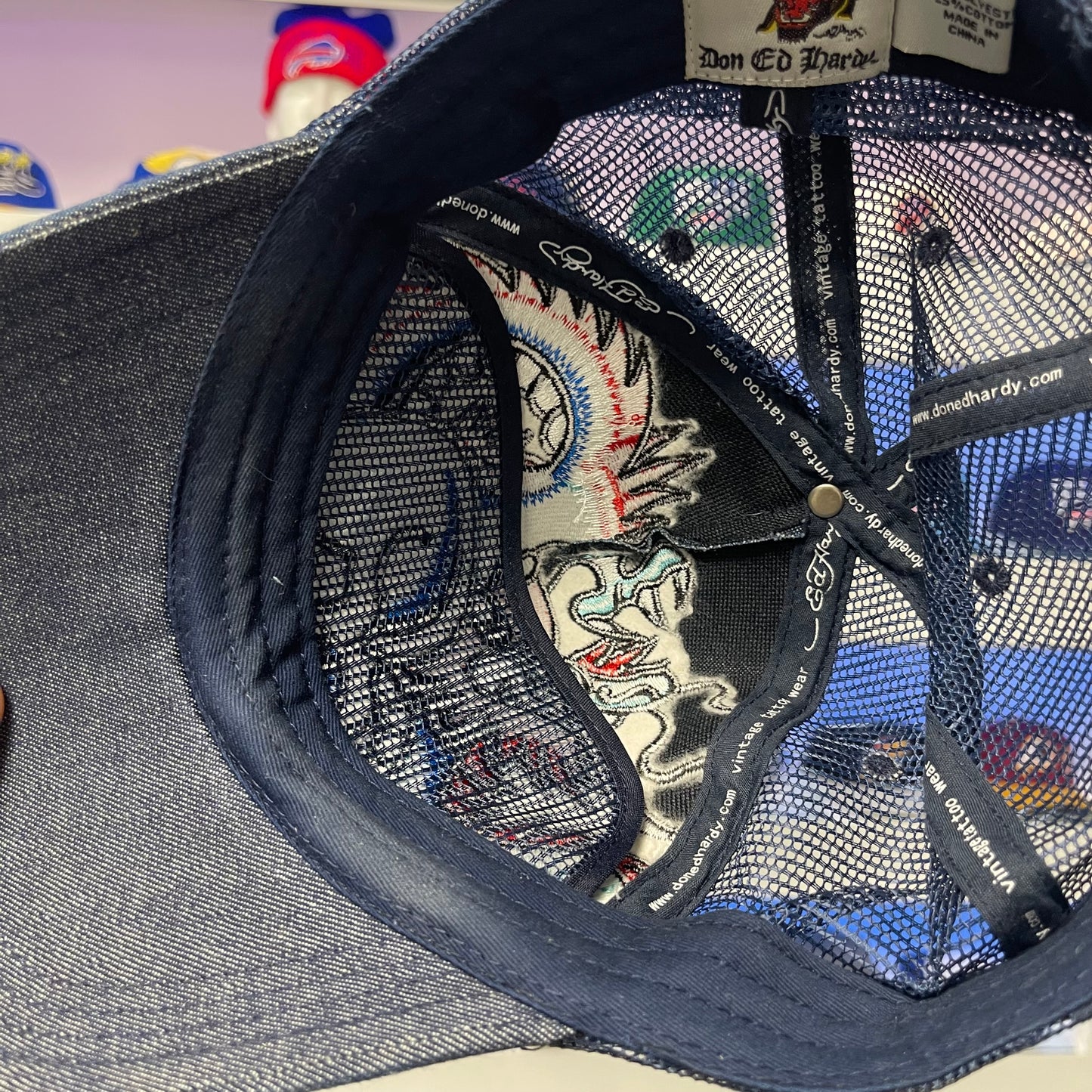 Vintage Y2K Ed Hardy by Christian Audigier Snap Back
