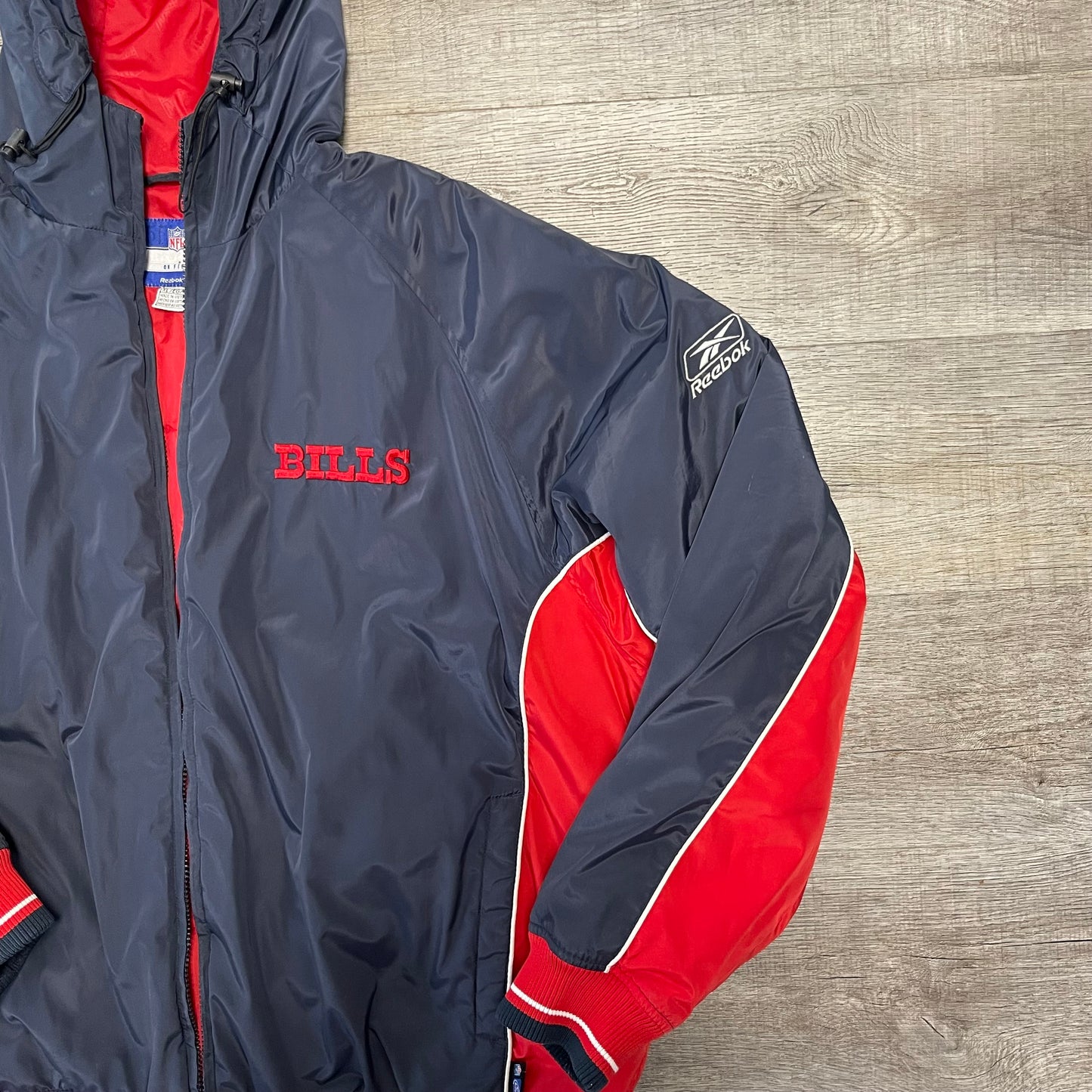Vintage 2000s Buffalo Bills Y2K Reebok Winter Jacket