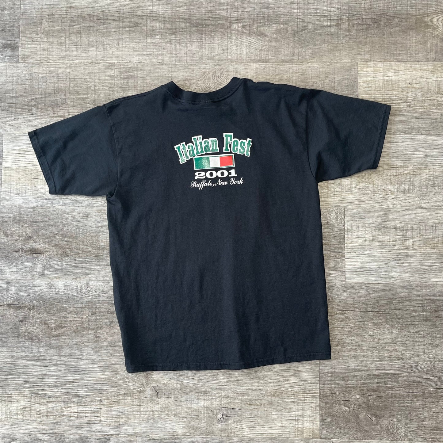 Vintage 2001 The Sopranos Buffalo Style Italian Festival Shirt Size Large