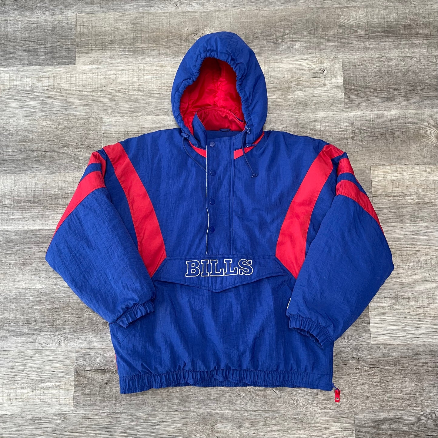Vintage 1990s NFL Buffalo Bills Starter Pull Over Jacket Size XXL