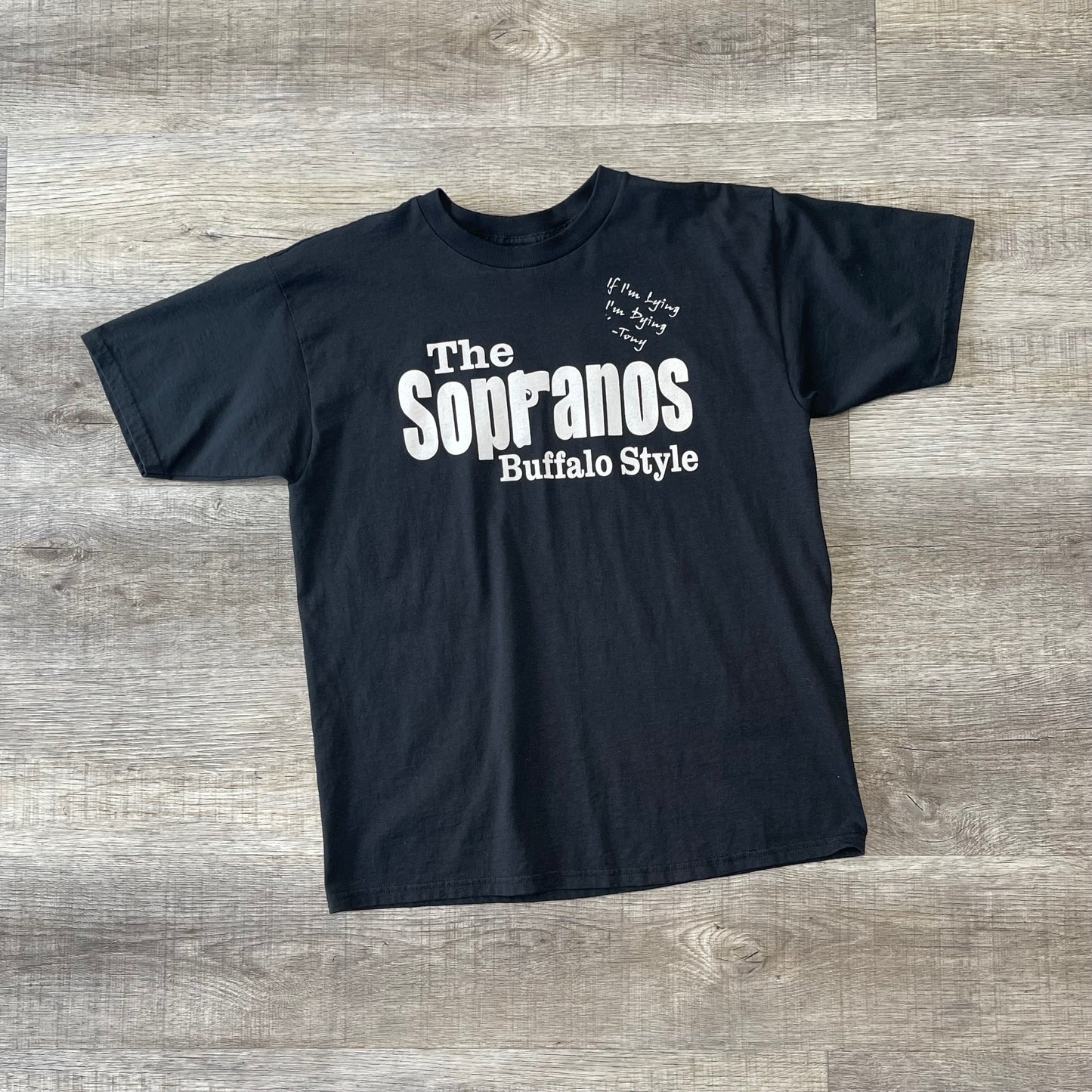 Vintage 2001 The Sopranos Buffalo Style Italian Festival Shirt Size Large