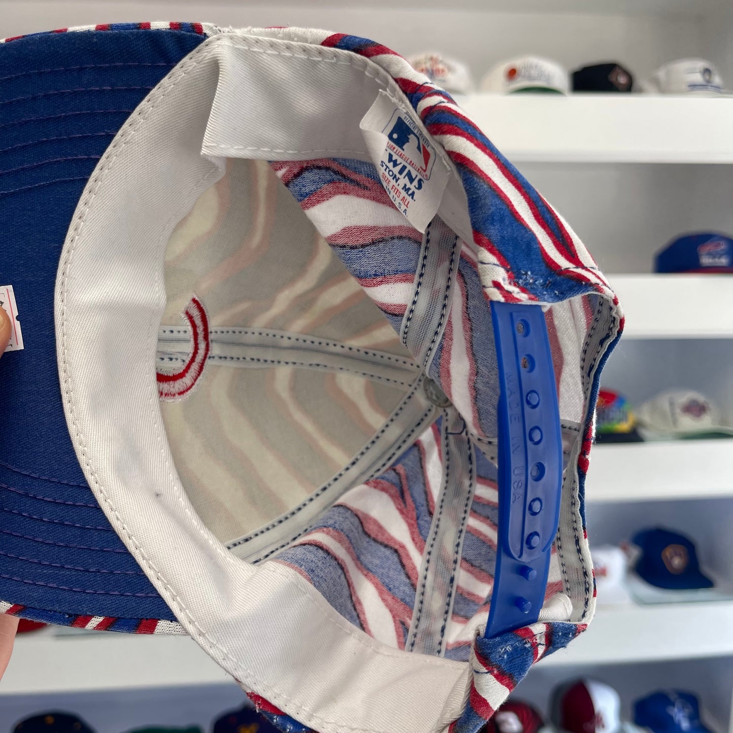 Vintage 1990s NFL Buffalo Bills Zubaz Snap Back