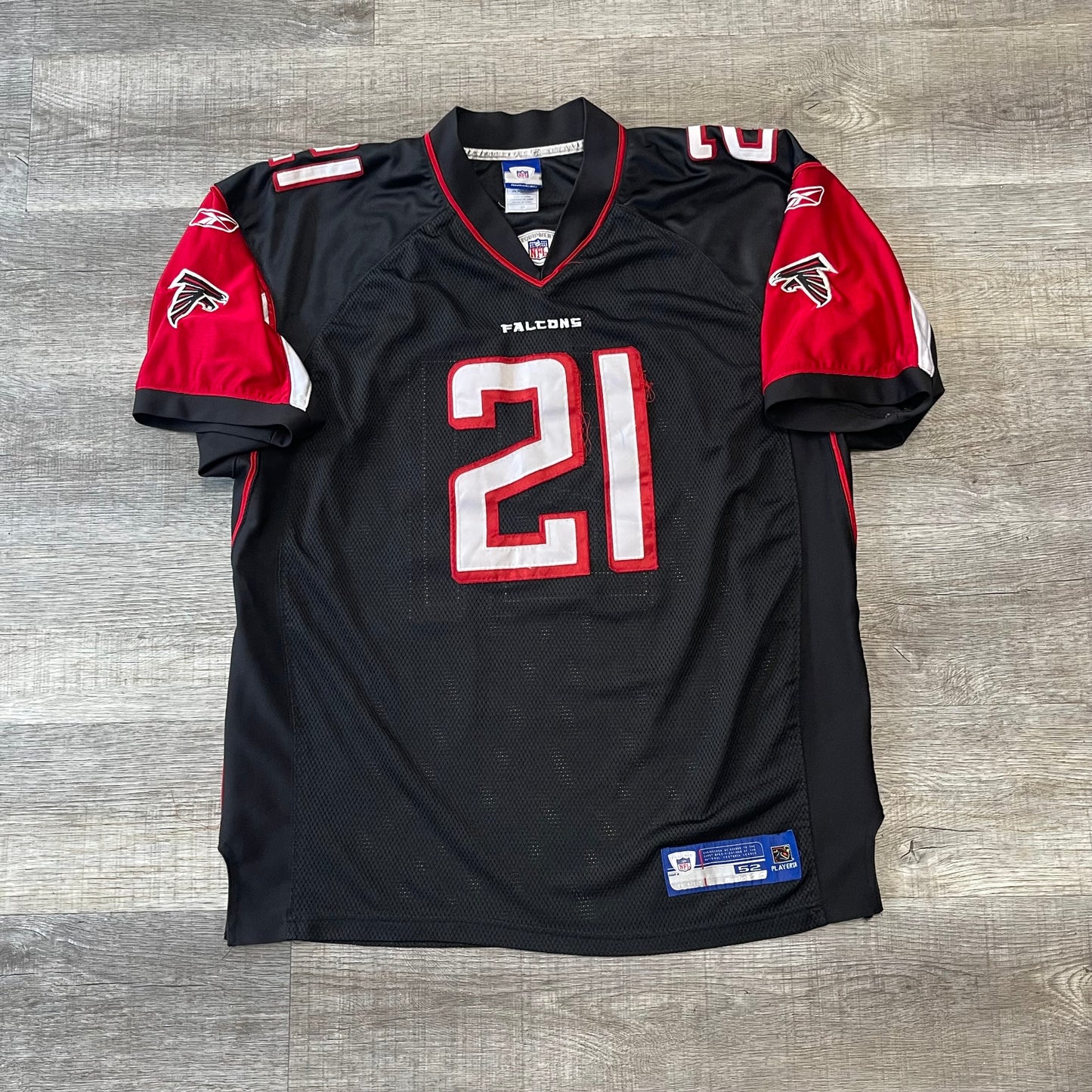 Vintage Deangelo Hall Atlanta Falcons Reebok NFL Jersey Size 52