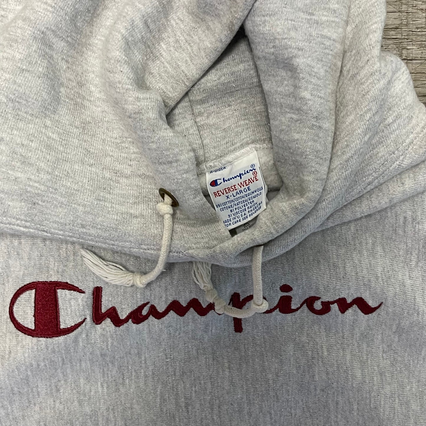 Vintage 1990s Champion Reverse Hoodie Size XL