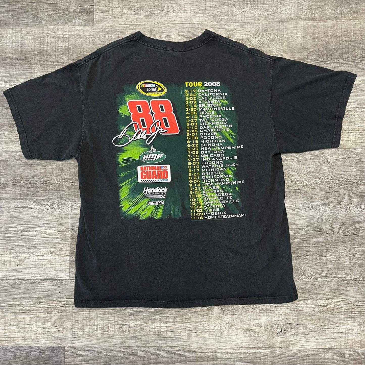 Vintage 2007 Dale Earnhardt Jr. Tour Shirt AOP Large