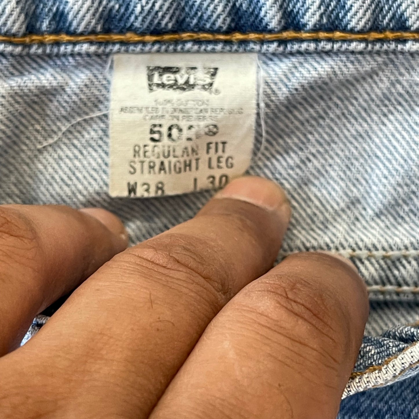 Vintage 90s Levi Denim Jeans Size 38x30