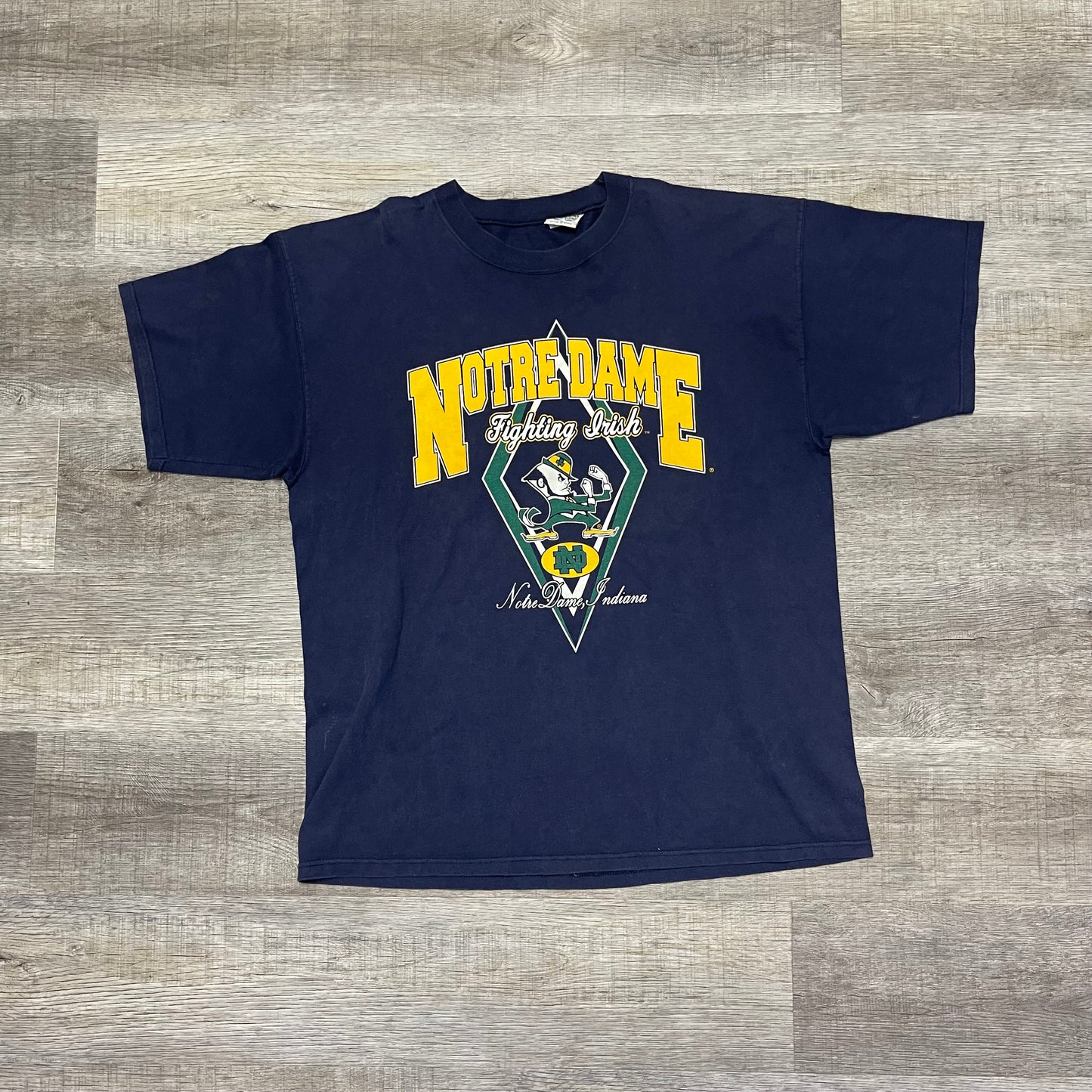 Vintage 1990s NCAA Notre Dame Fighting Irish T-Shirt Size XL