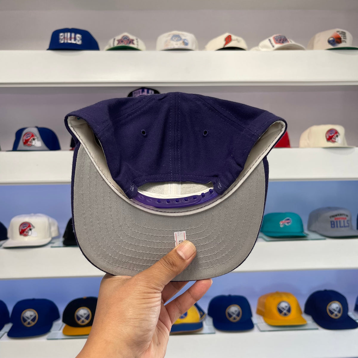 Vintage Buffalo Bills Purple Wool Snap Back