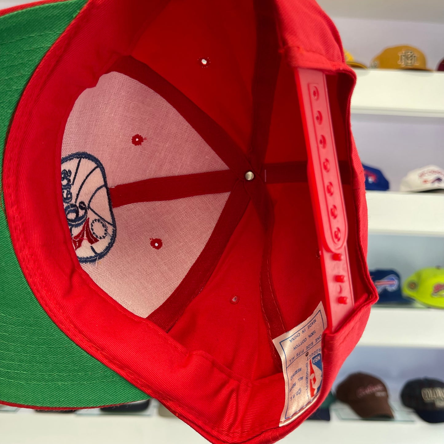 Vintage 1990s NBA Philadelphia 76ers Twill Snap Back