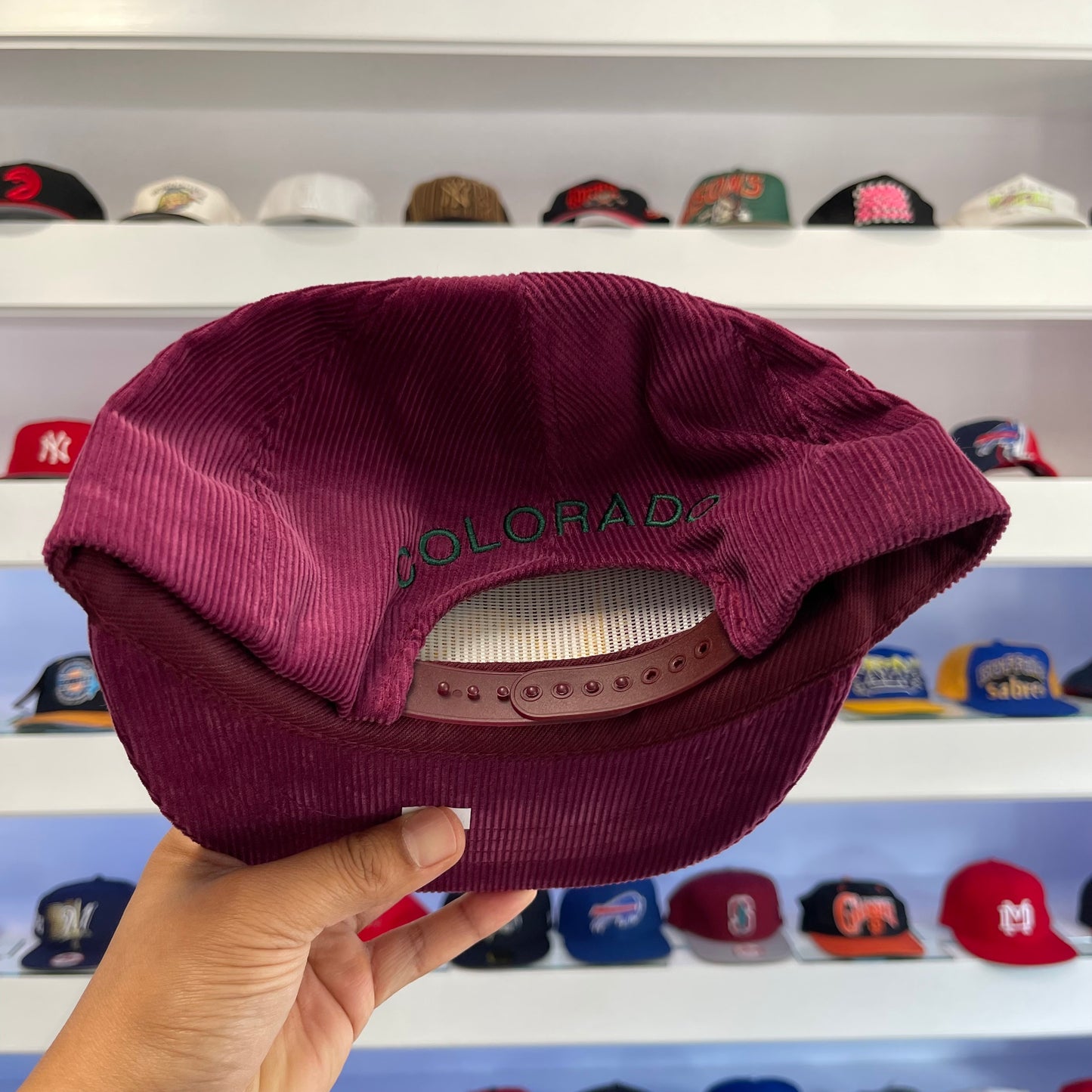 Vintage Breckenridge Colorado Corduroy Snap Back