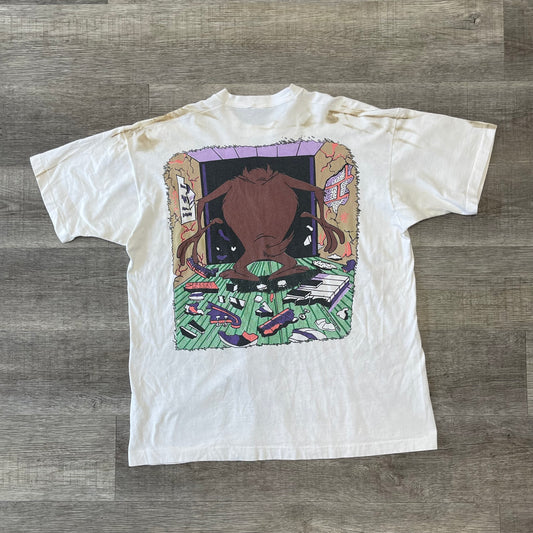Vintage 1990s Tasmanian Devil AOP Shirt Size XL