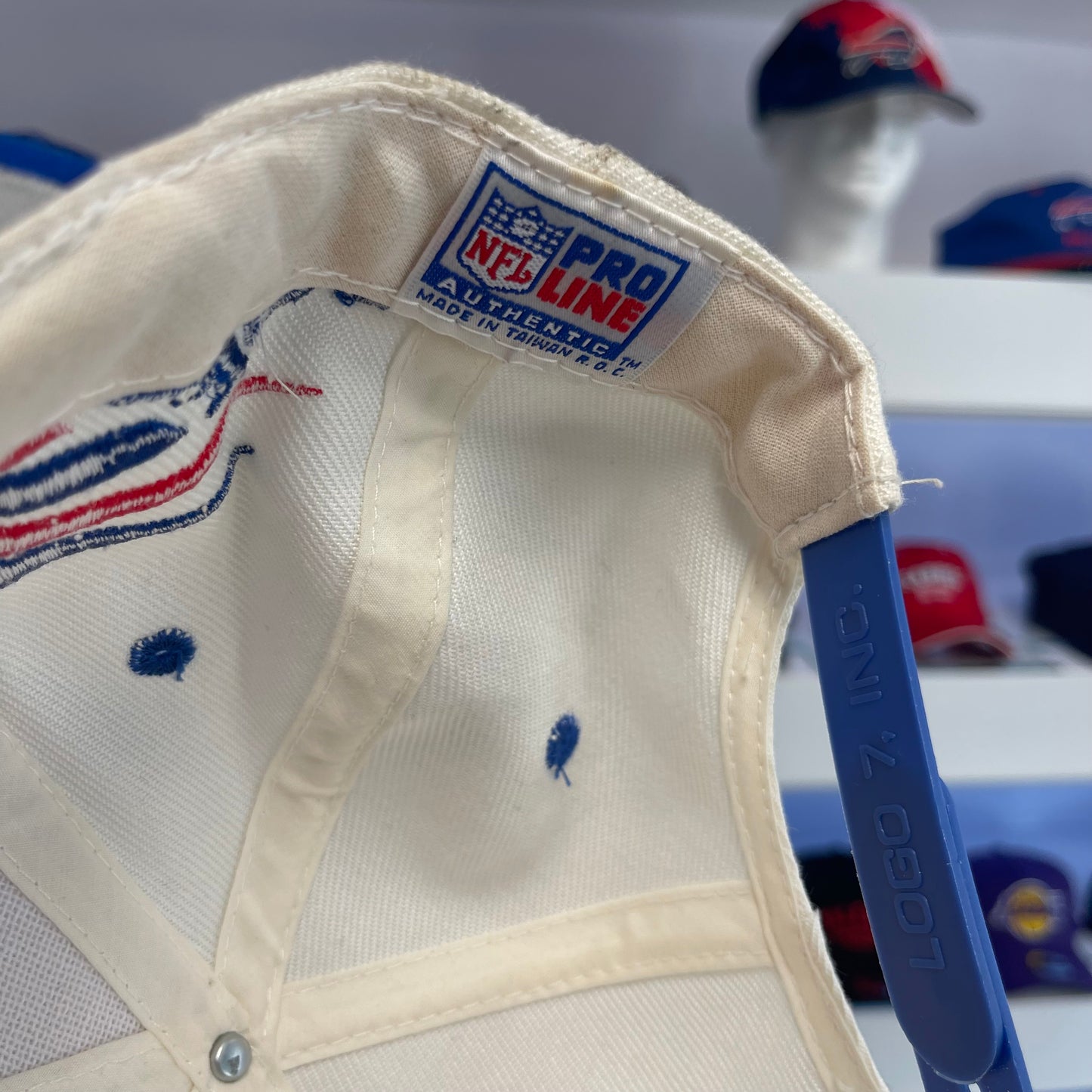 Vintage Buffalo Bills Logo Athletic Diamond Cut Wool Snap Back